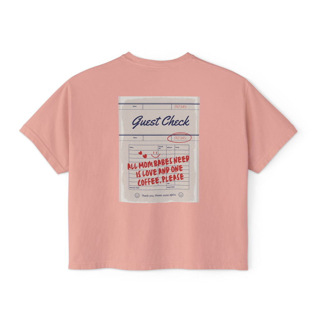 All Mom Babes Need - Graphic Check Tee