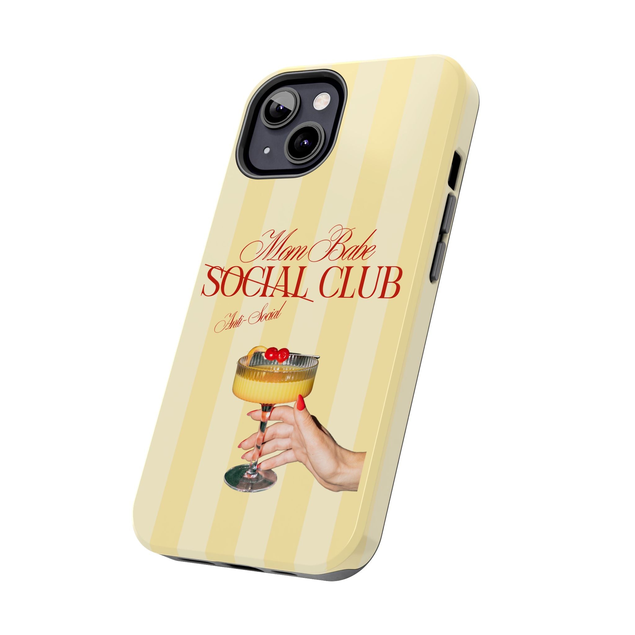 Mom Babe Anti-Social Club Tough Phone Case