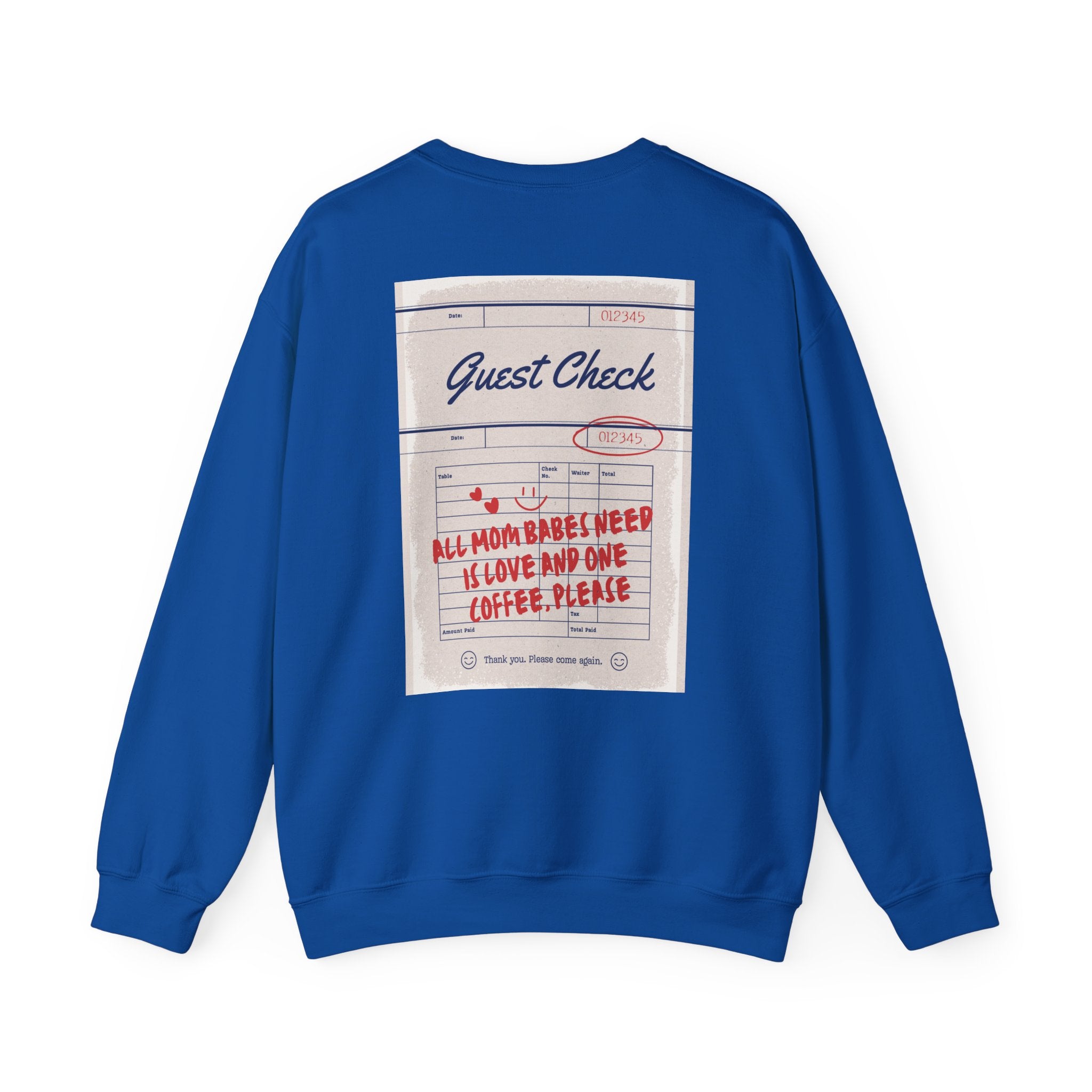 All Mom Babes Need - Graphic Check Sweatshirt
