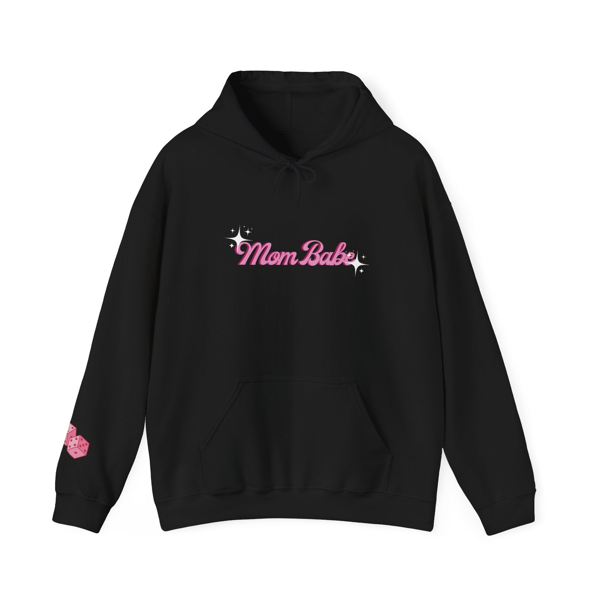 Mom Babe Club - For Hot Moms — Pink Graphic Hoodie