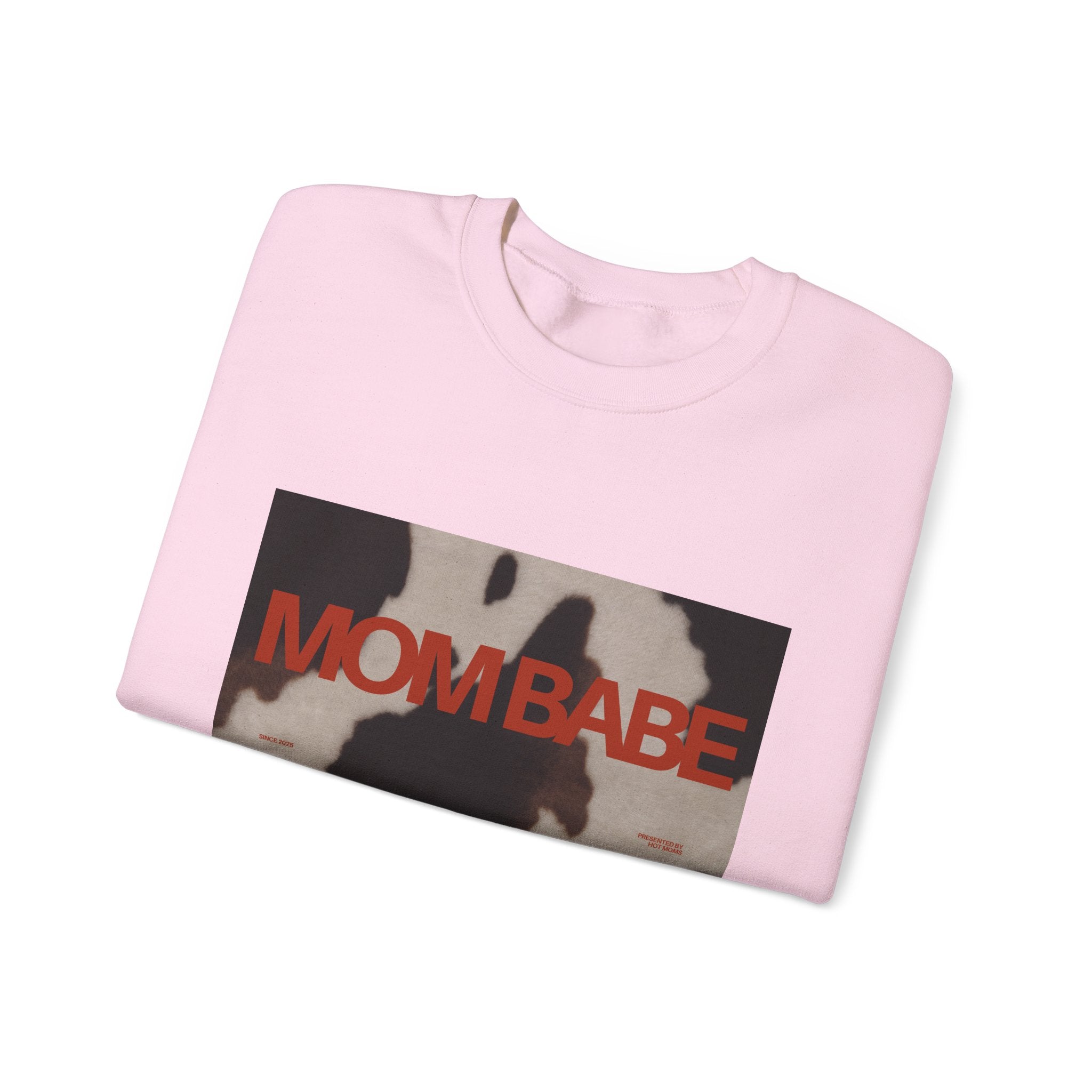 Mom Babe — Cowhide Graphic Sweatshirt