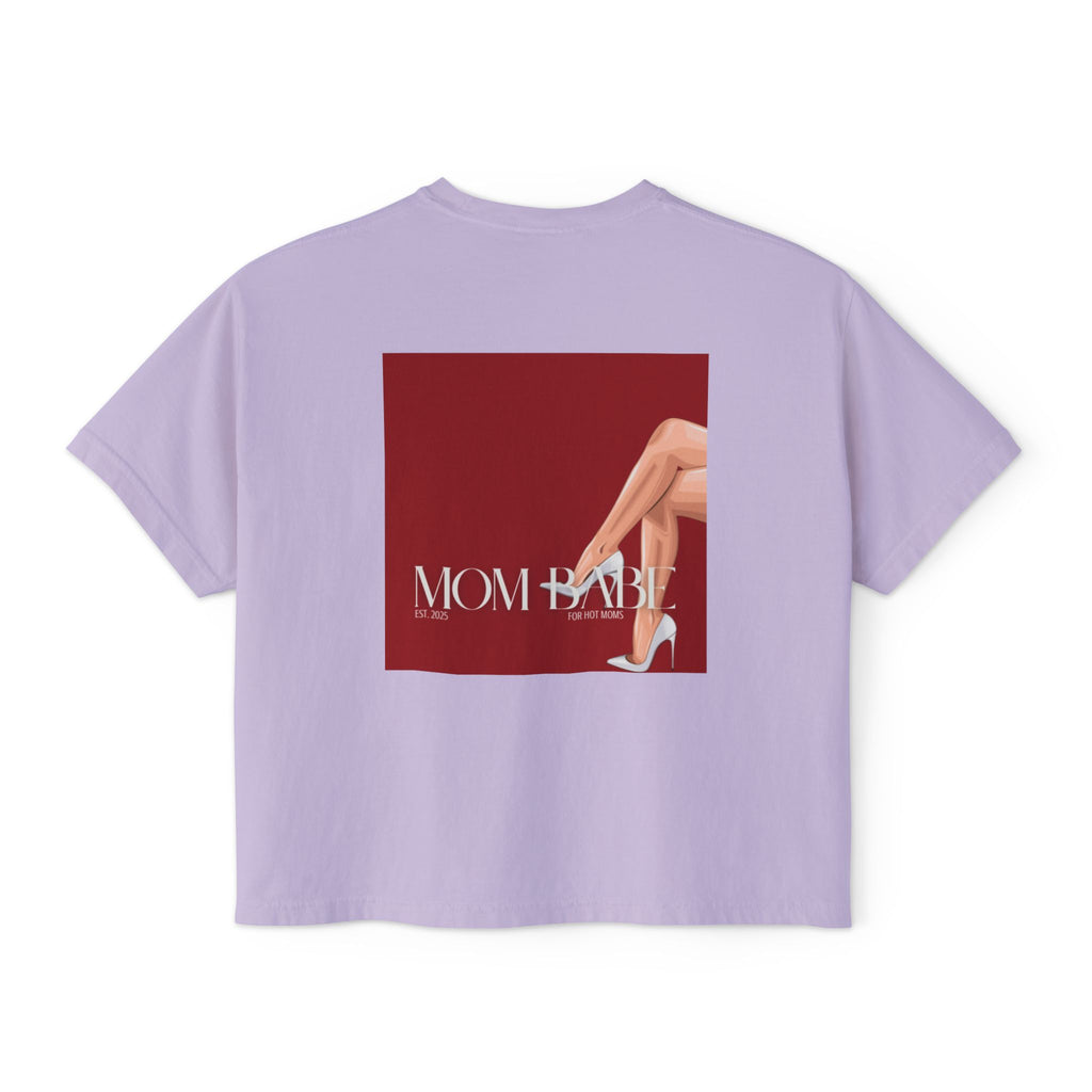 Mom Babe For Hot Moms - White Heels Graphic Tee