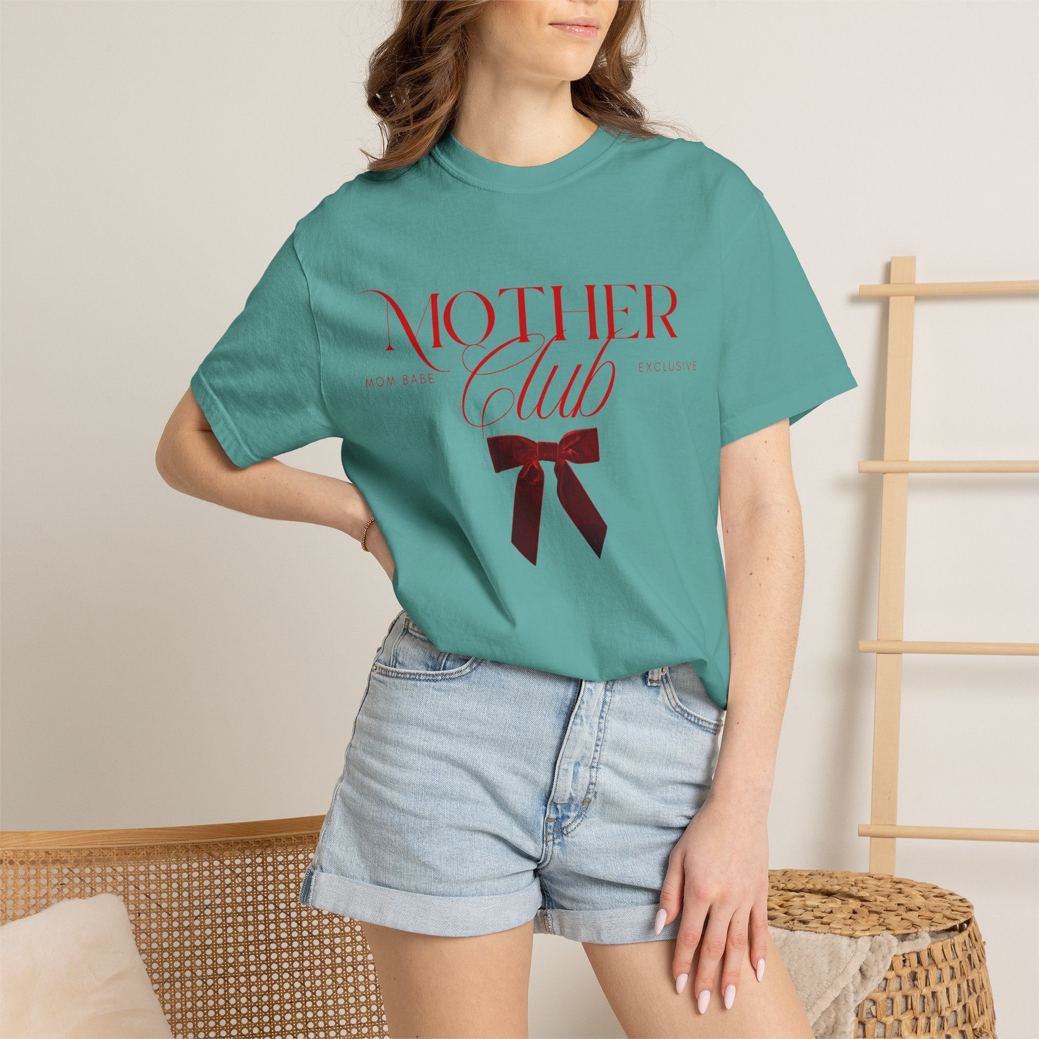 Mother Club Mom Babe Exclusive Tee - Ruby