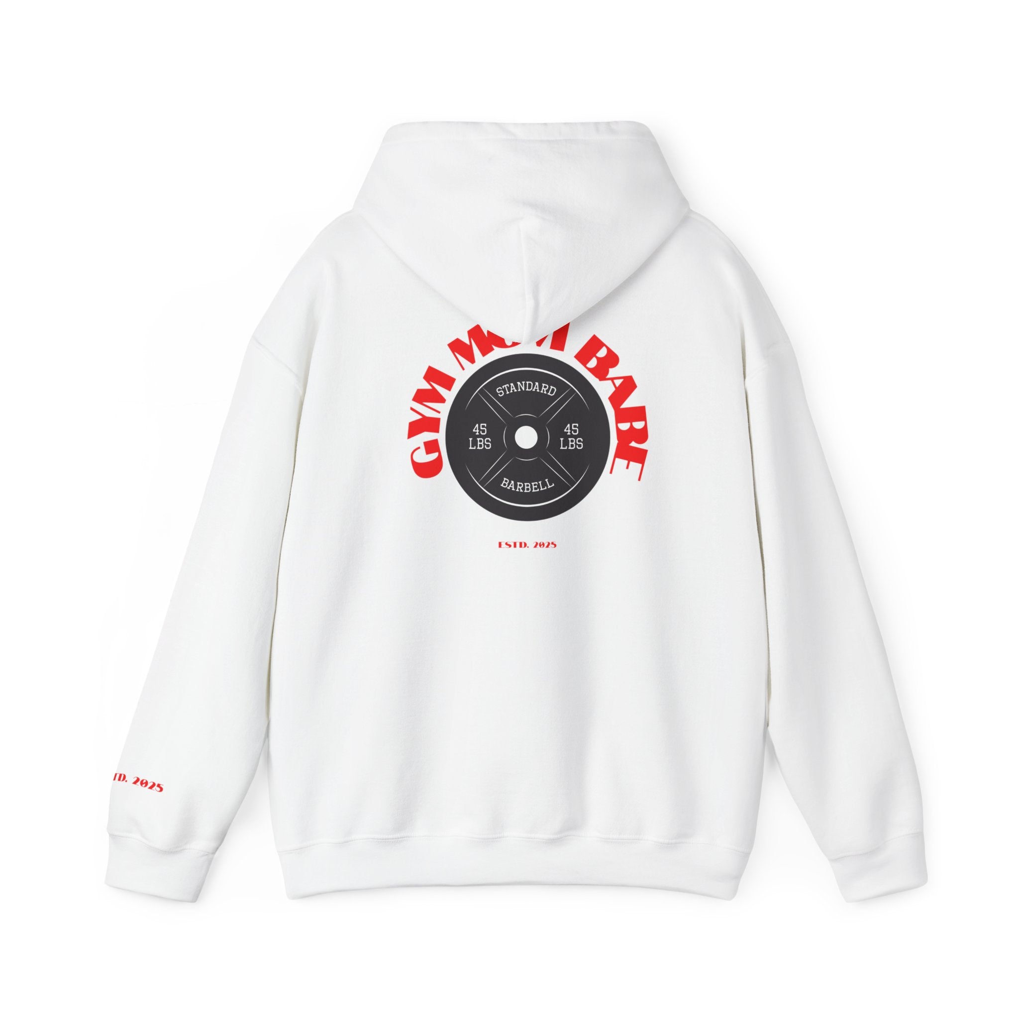 Gym Mom Babe - Weight Graphic Hoodie