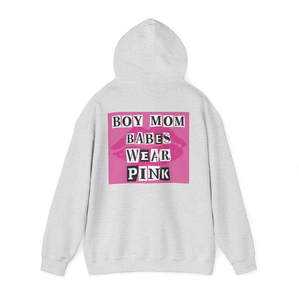 Boy Mom Babes Wear Pink - Graphic Hoodie