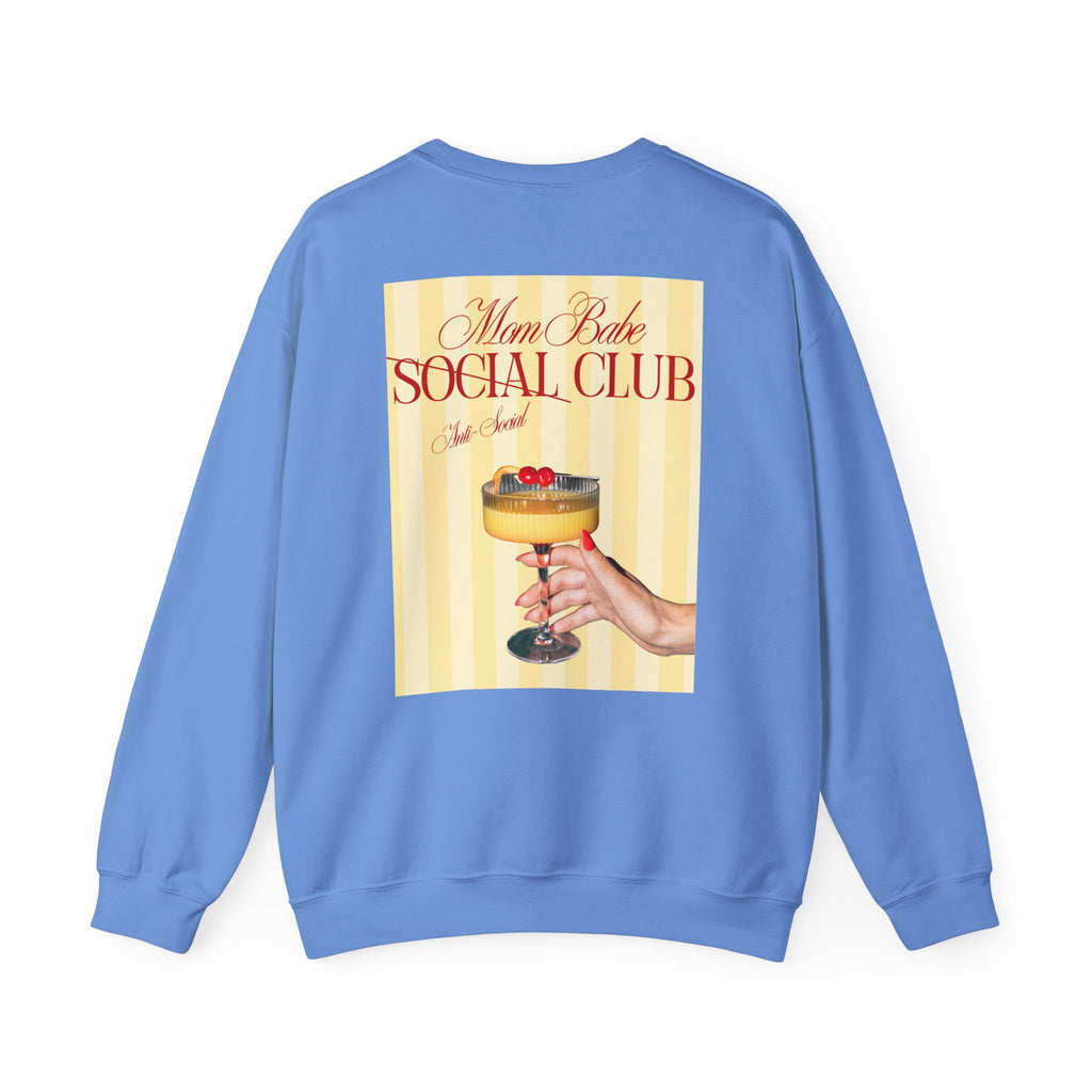 Mom Babe Anti-Social Club - Cocktail Graphic Sweatshirt