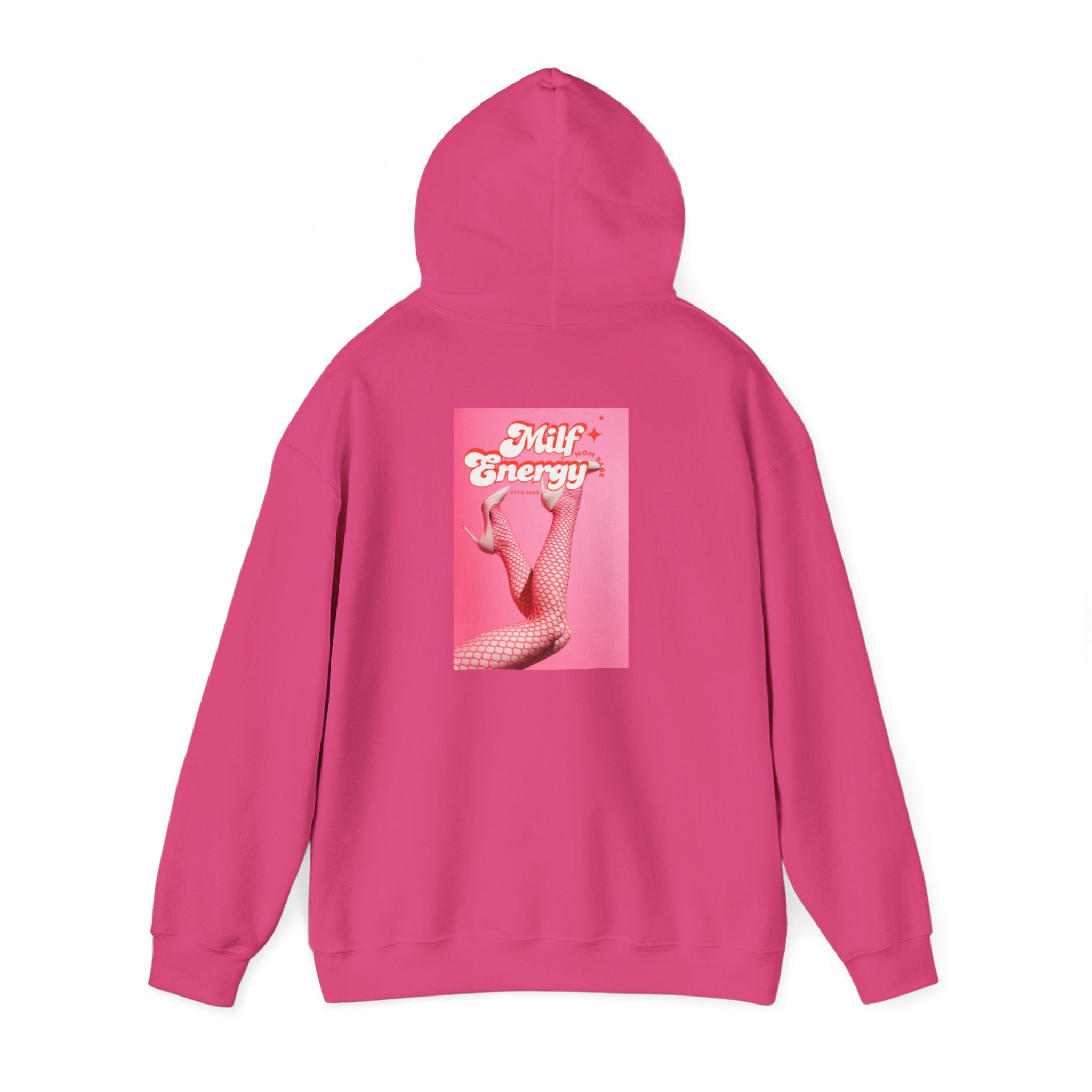 MILF Energy Mom Babe — Fishnet Graphic Hoodie