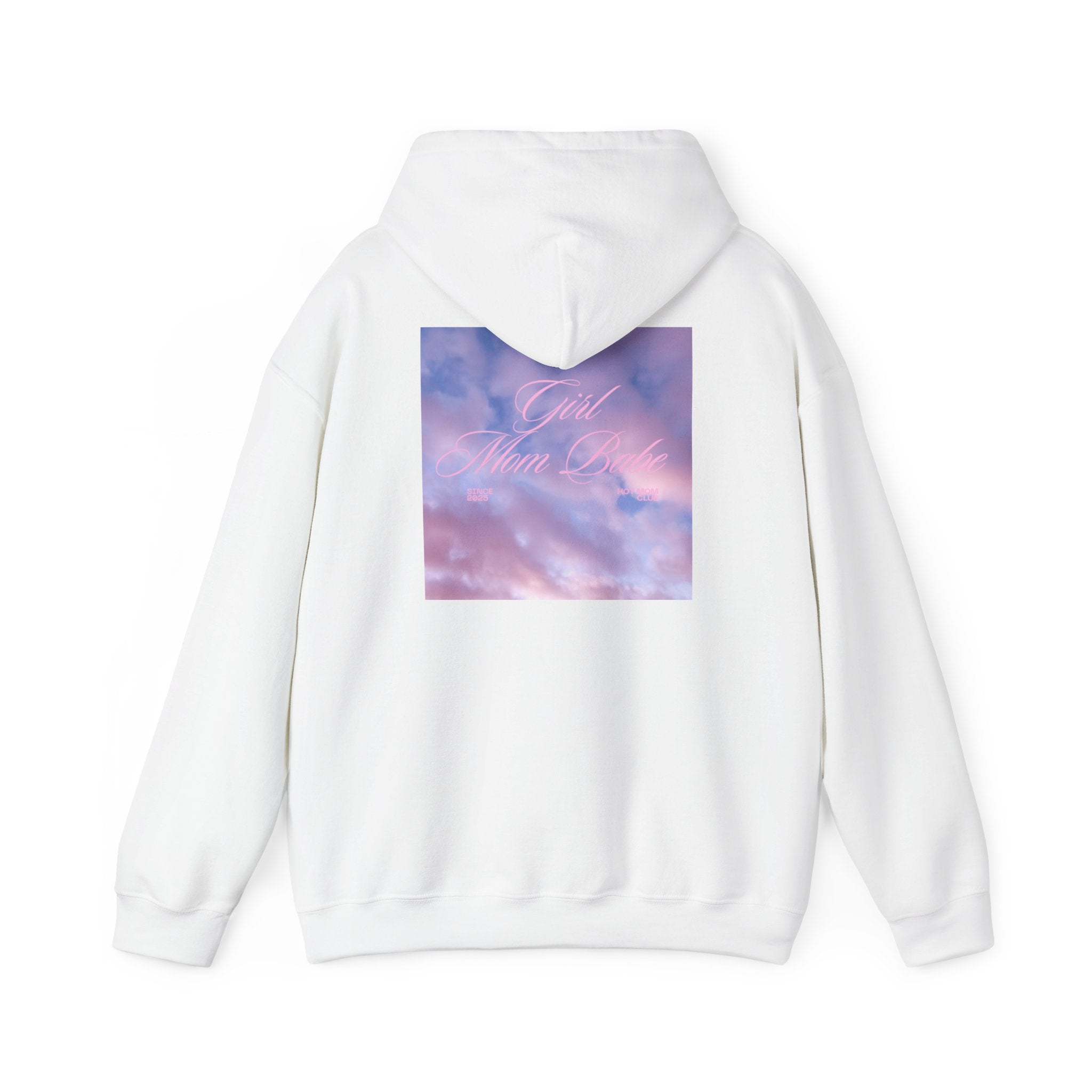 Girl Mom Babe - Cloudy Graphic Hoodie