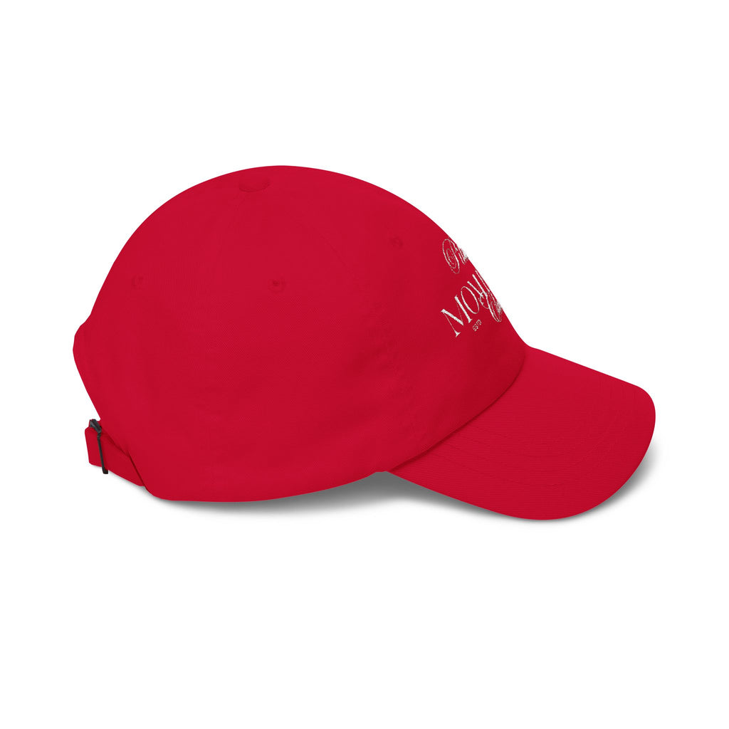 Pilates Mom Babe Club — White Embroidered Cap