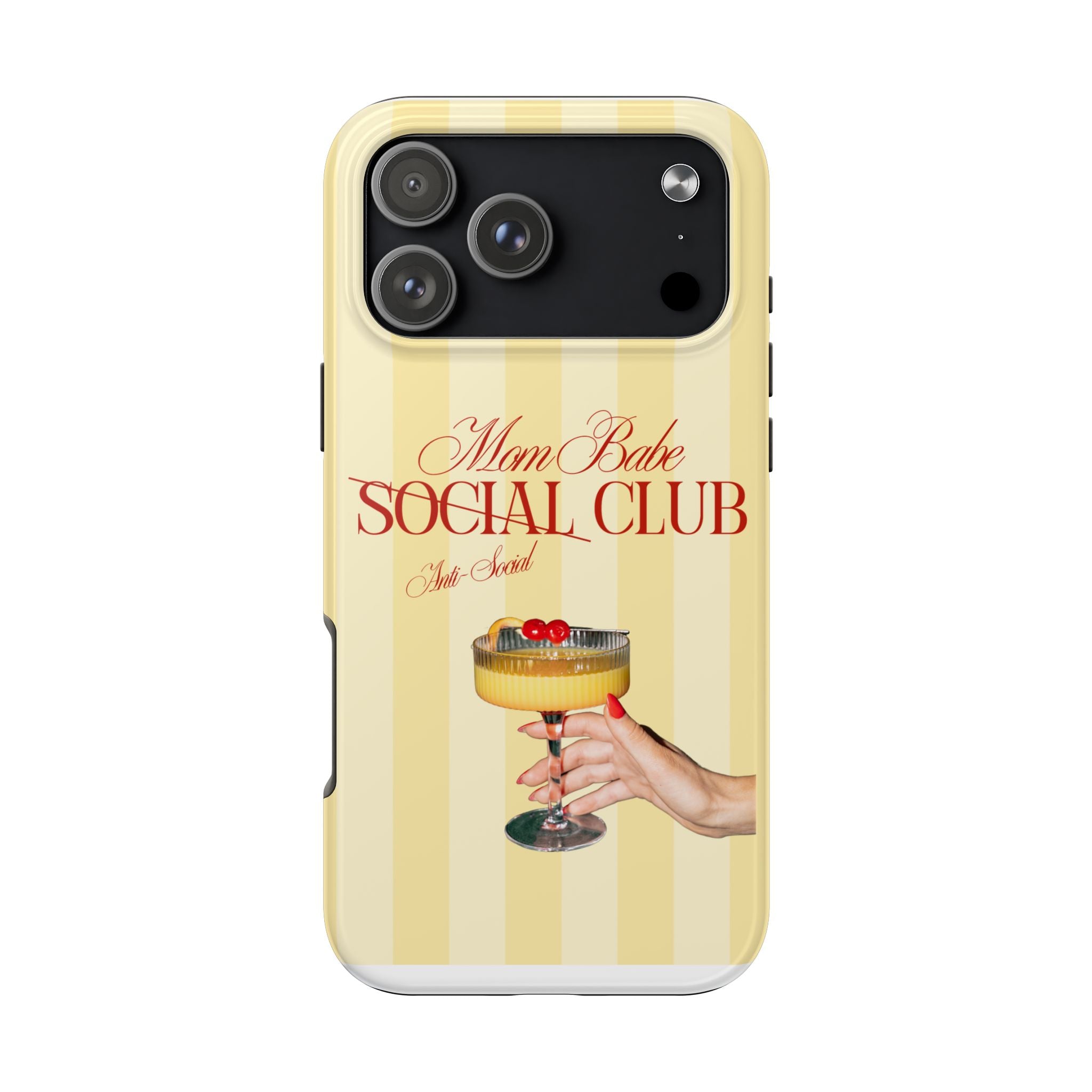 Mom Babe Anti-Social Club Tough Phone Case