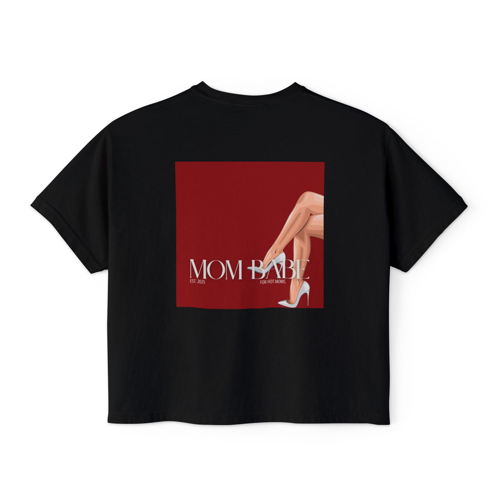 Mom Babe For Hot Moms - White Heels Graphic Tee