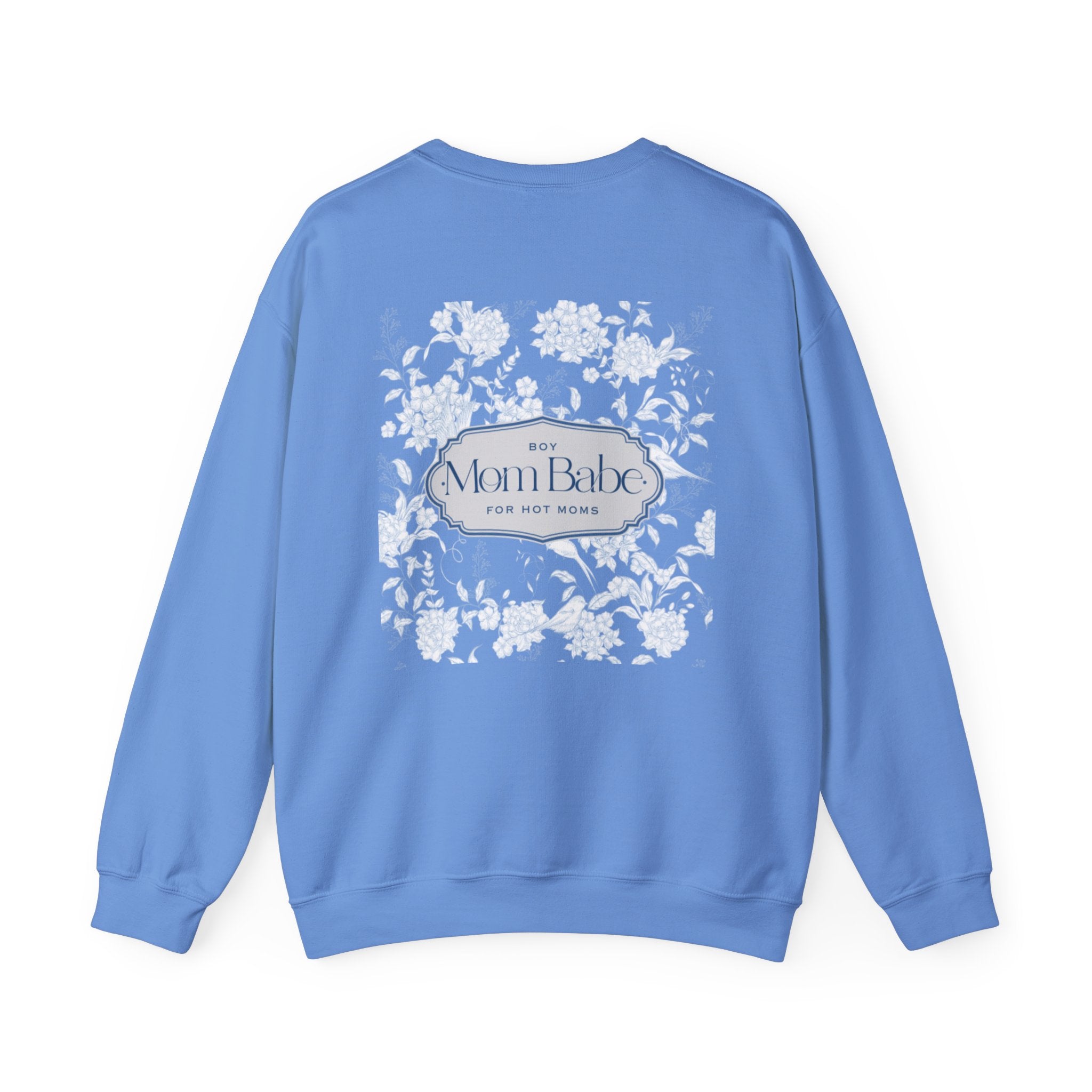 Boy Mom Babe - Floral Graphic Sweatshirt