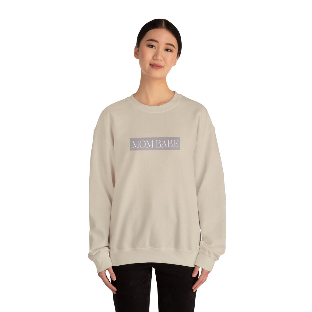 Pilates Mom Babe Club — Workout Graphic Sweatshirt (White Print)