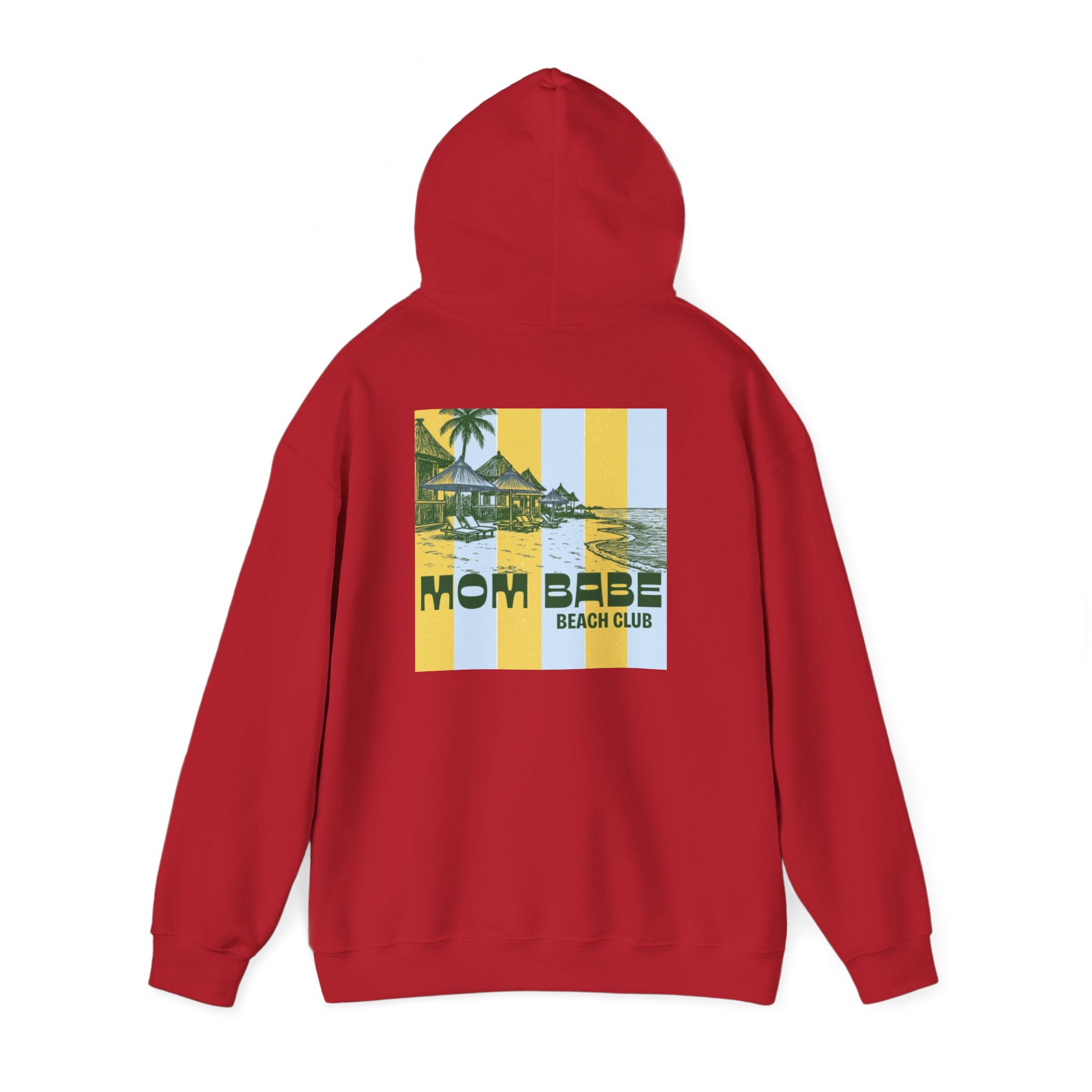 Mom Babe Beach Club — Graphic Hoodie