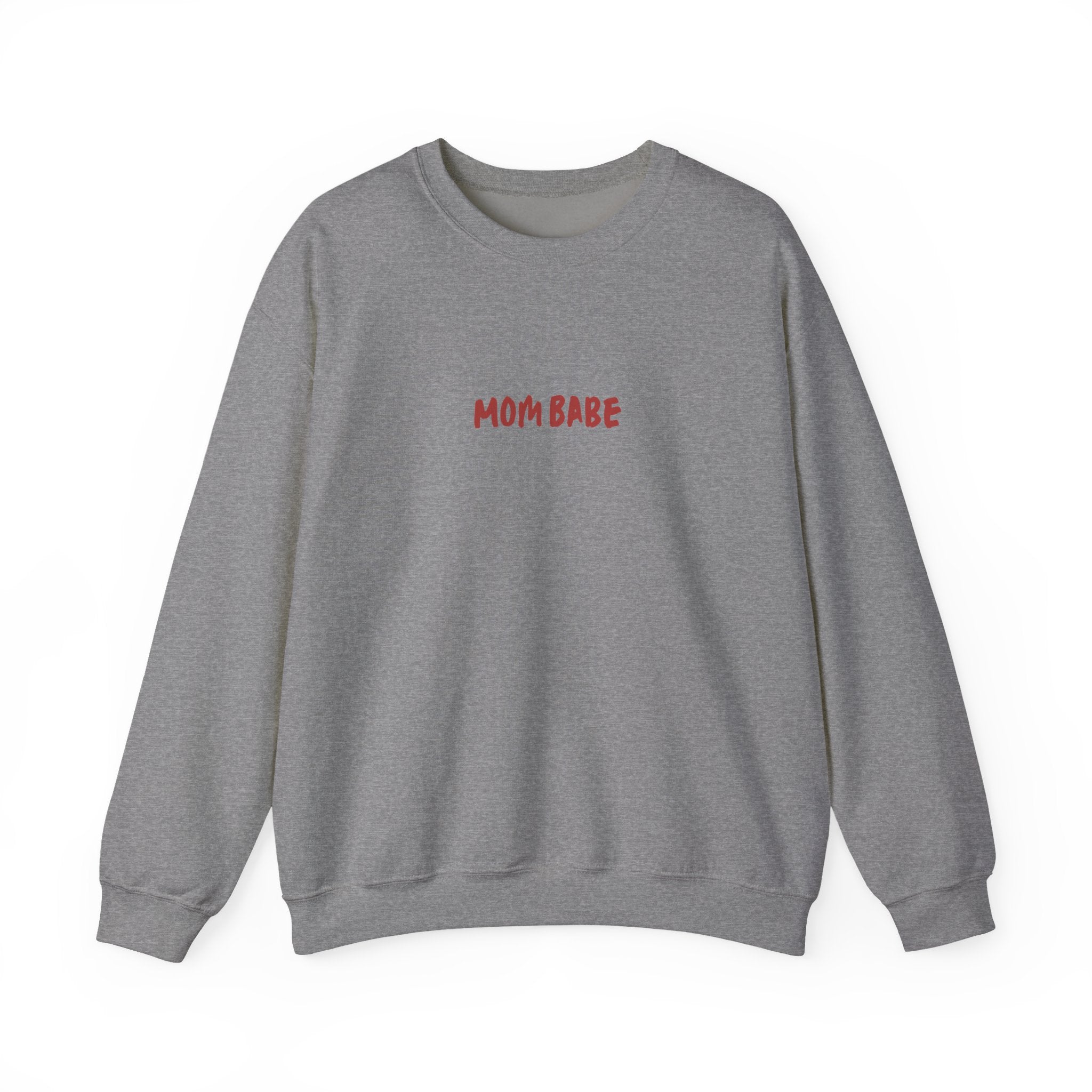 All Mom Babes Need - Graphic Check Sweatshirt