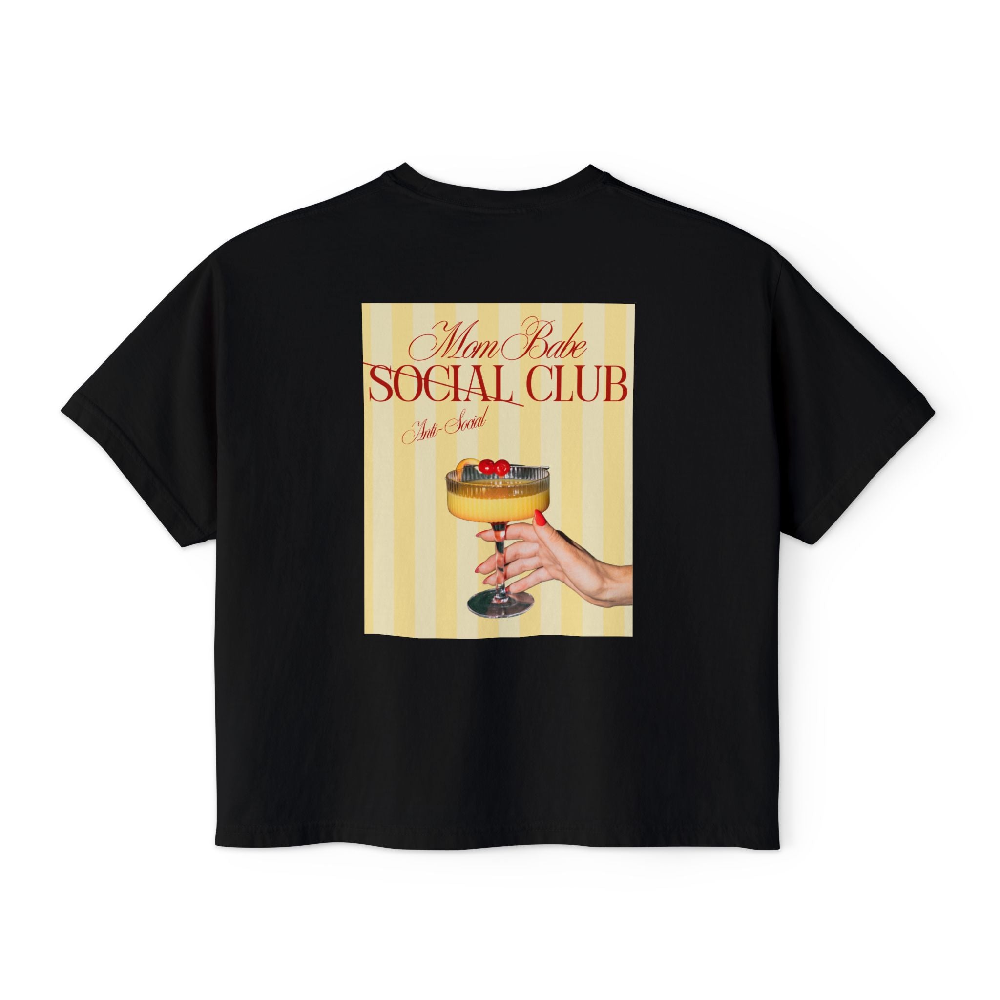 Mom Babe Anti-Social Club - Cocktail Graphic Tee