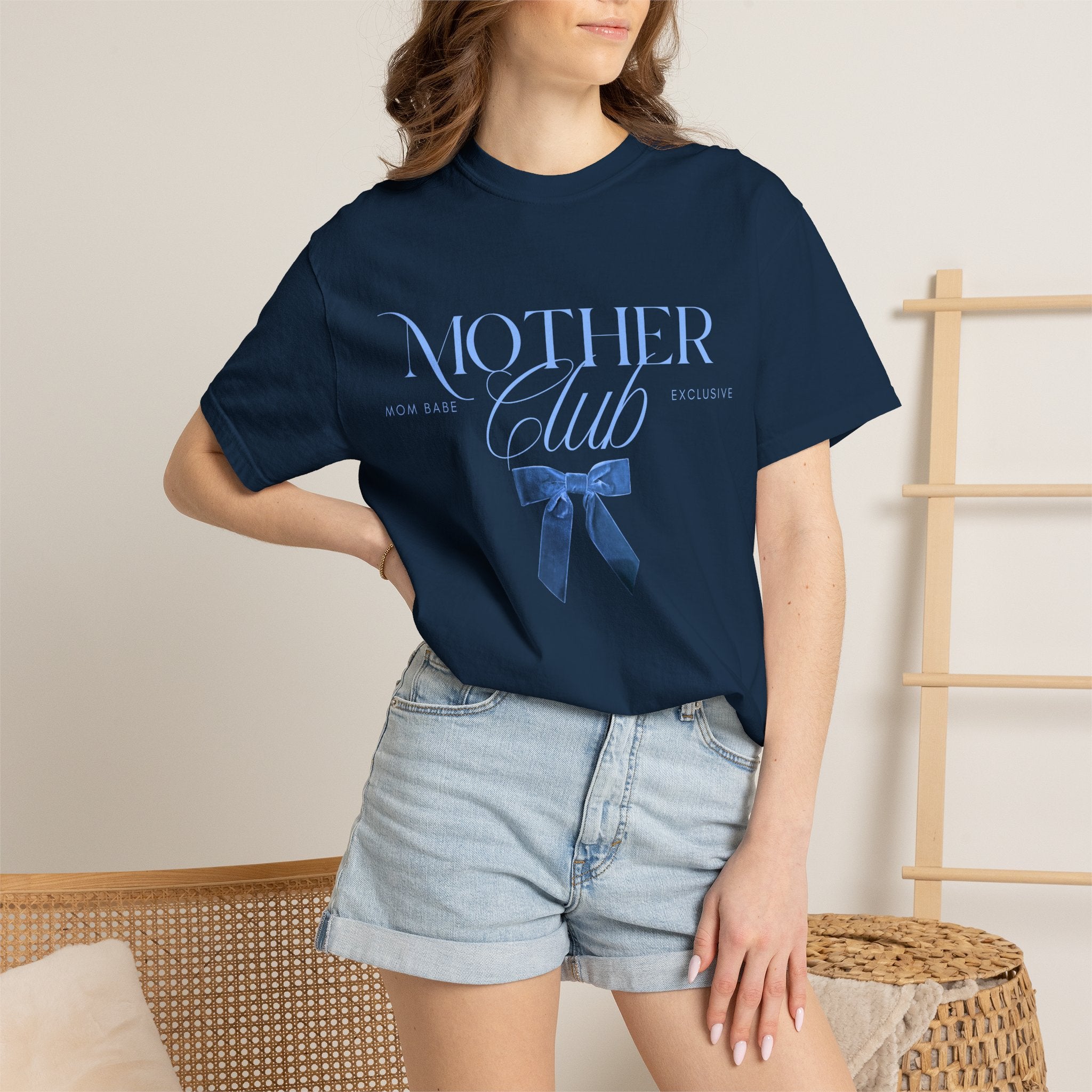 Mother Club Mom Babe Exclusive Tee - Blue