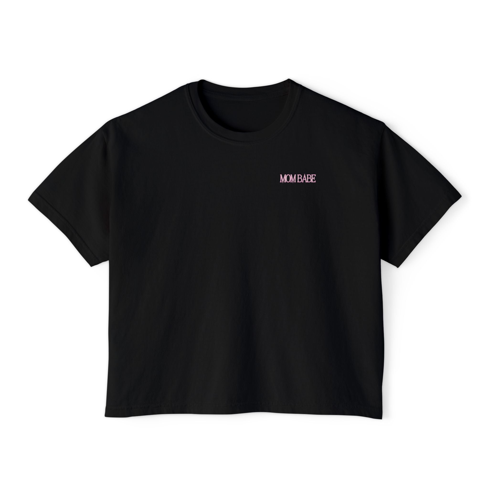 Mom Babe — Holographic Graphic Tee