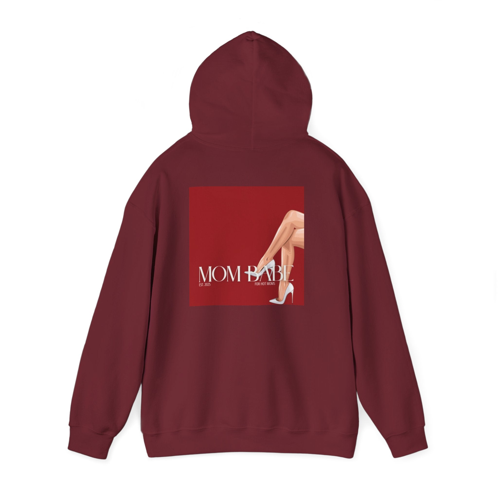 Mom Babe For Hot Moms - White Heels Graphic Hoodie