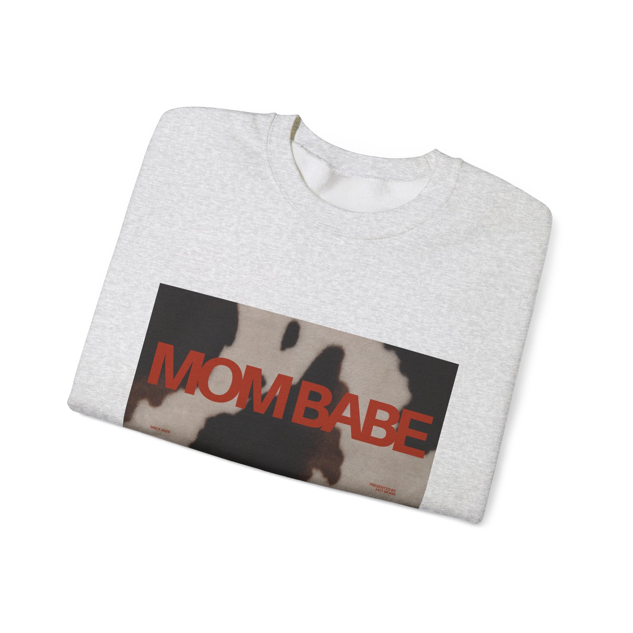 Mom Babe — Cowhide Graphic Sweatshirt