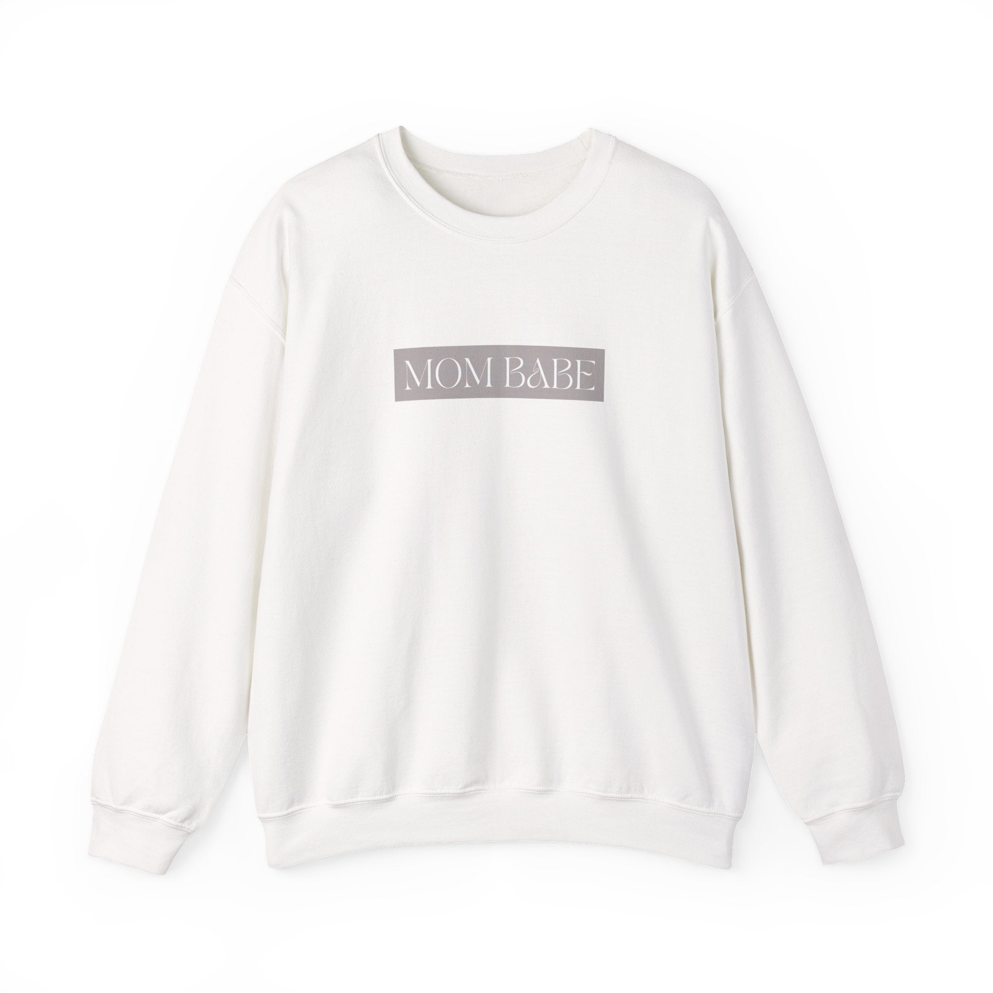 Pilates Mom Babe Club — Workout Graphic Sweatshirt (White Print)