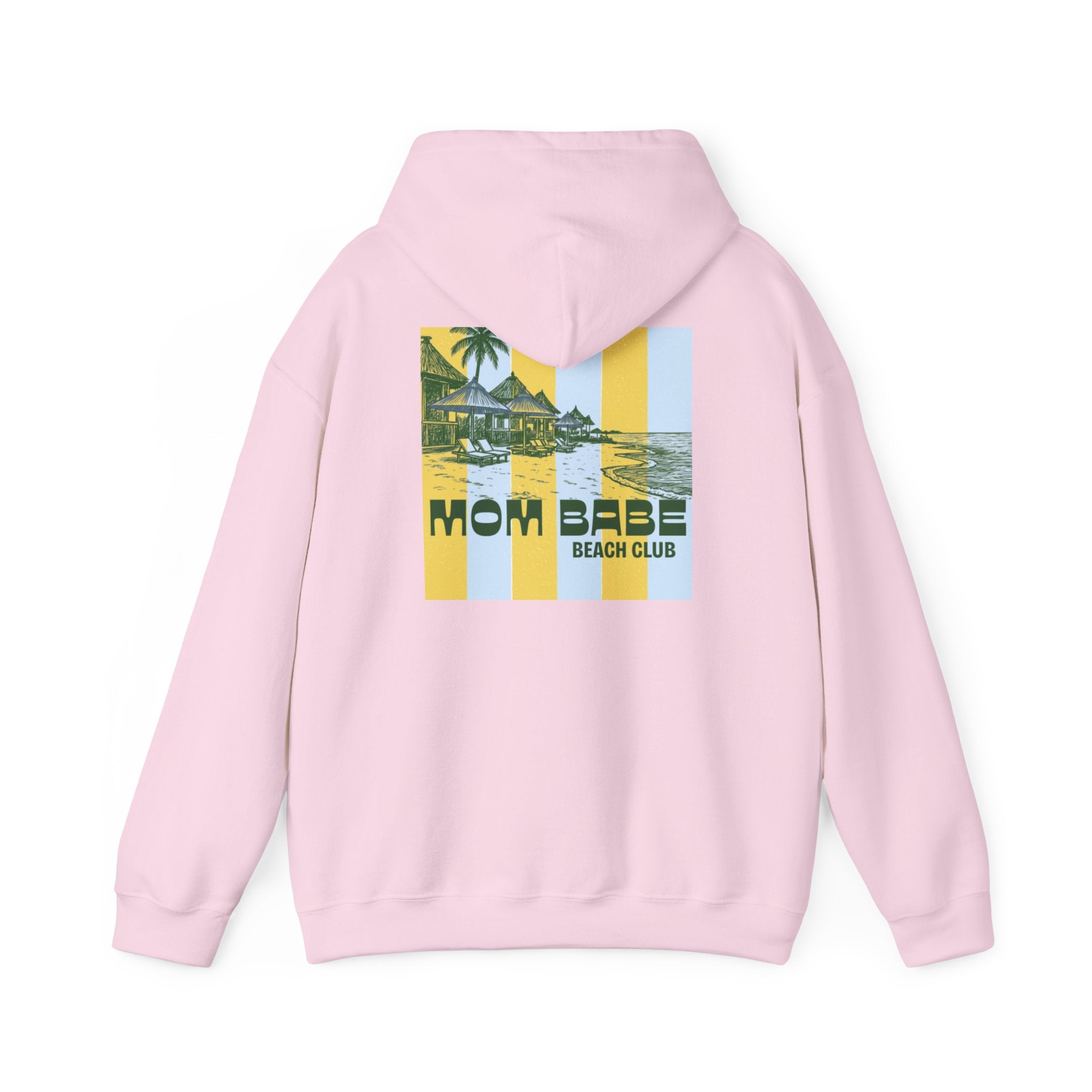 Mom Babe Beach Club — Graphic Hoodie