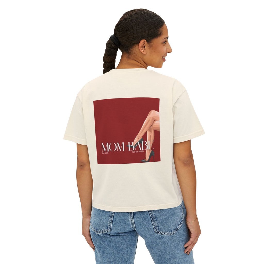 Mom Babe For Hot Moms - Black Heels Graphic Tee