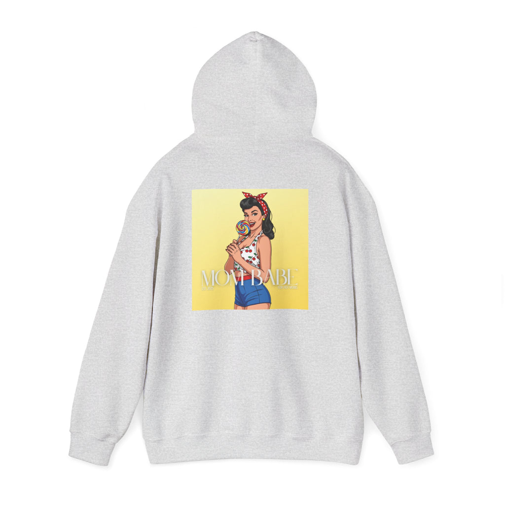 Mom Babe - For Hot Moms Pinup Graphic Hoodie