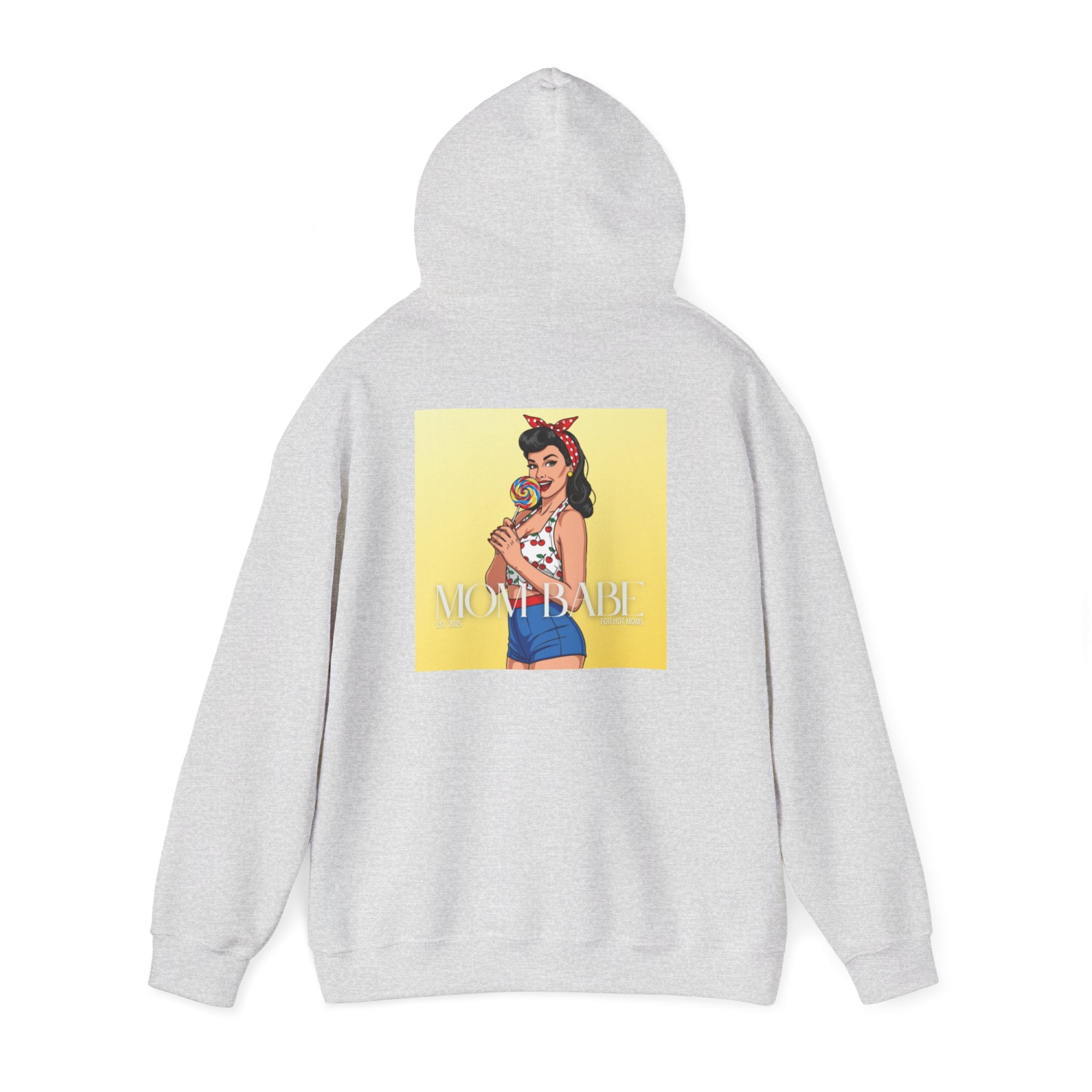 Mom Babe - For Hot Moms Pinup Graphic Hoodie