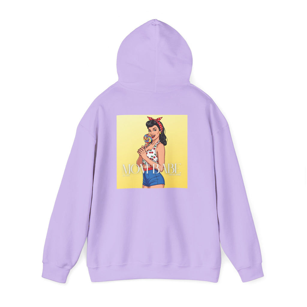 Mom Babe - For Hot Moms Pinup Graphic Hoodie