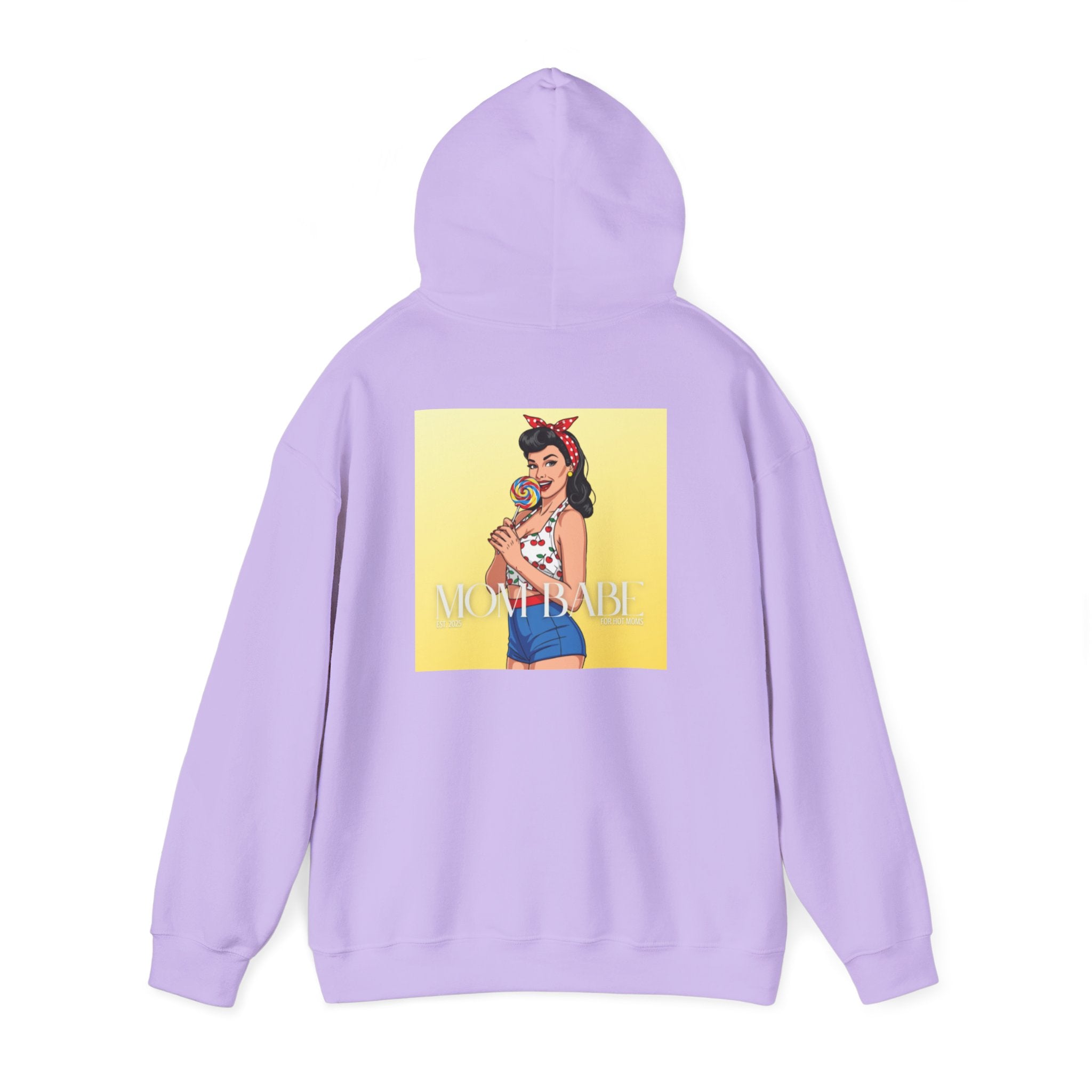 Mom Babe - For Hot Moms Pinup Graphic Hoodie