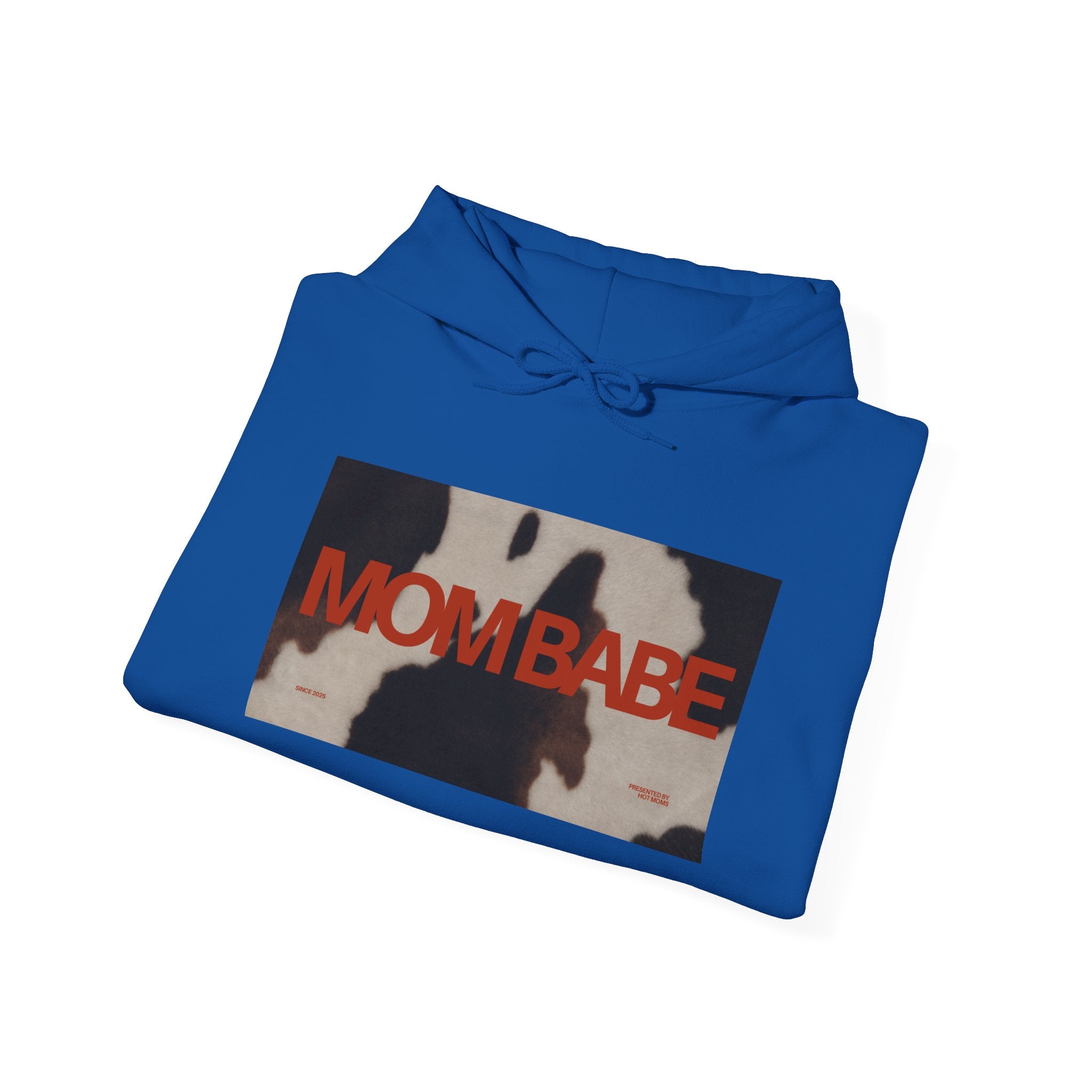 Mom Babe — Cowhide Graphic Hoodie