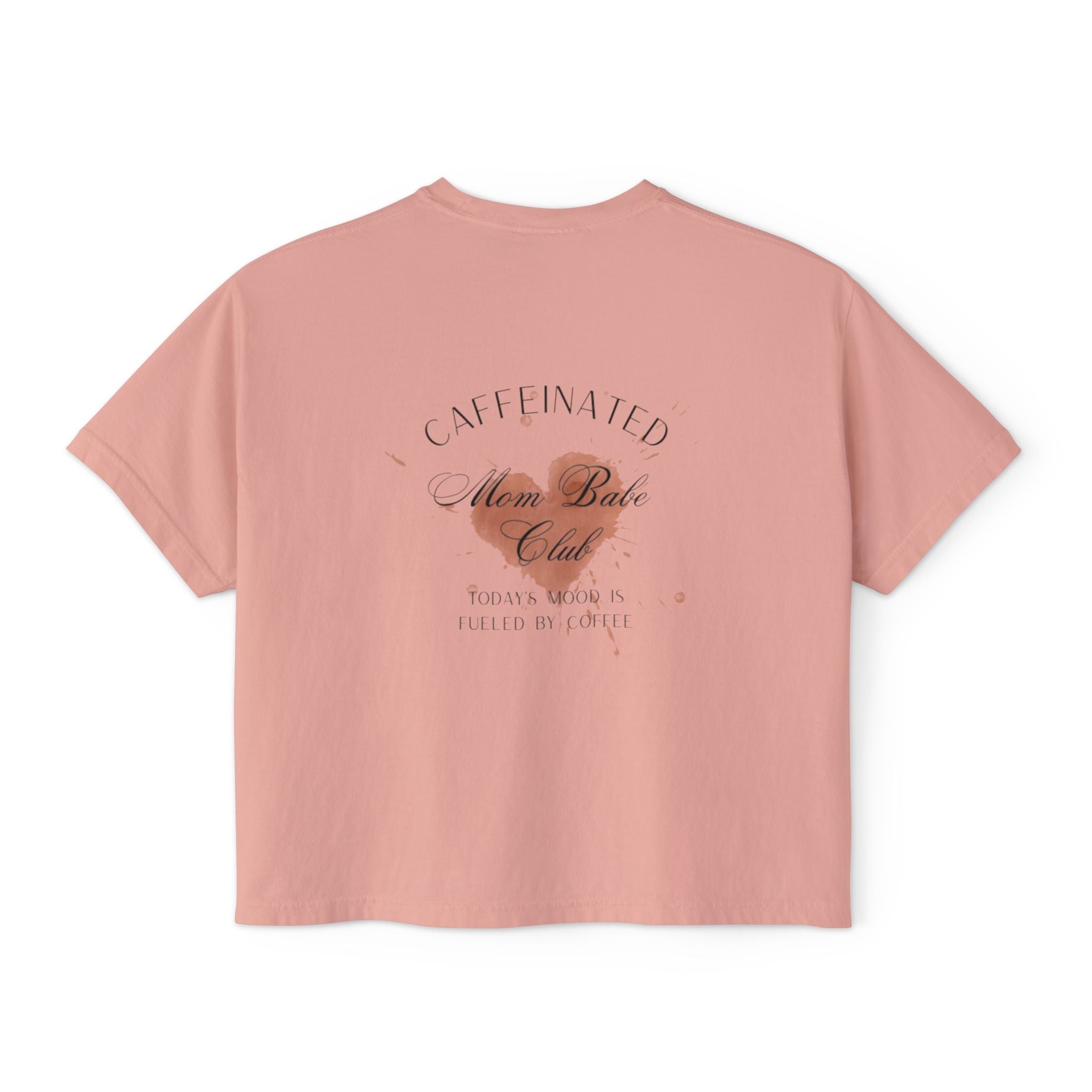 Caffeinated Mom Babe Club - Heart Spill Graphic Tee