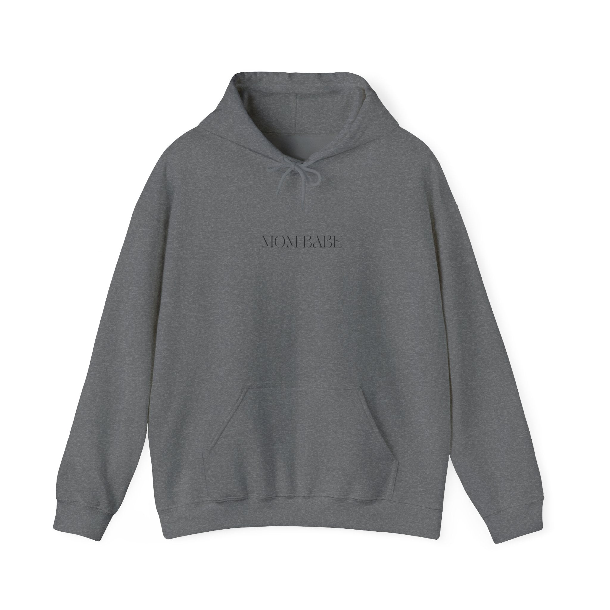 Pilates Mom Babe Club — Workout Graphic Hoodie (Black Print)