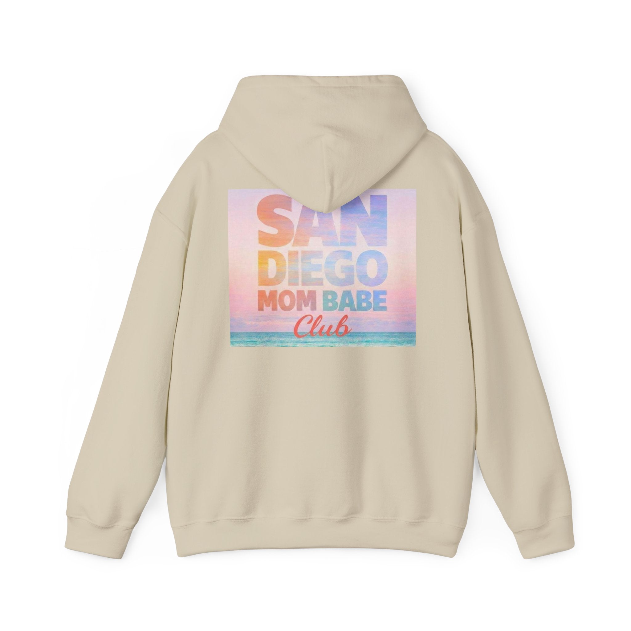 San Diego Mom Babe Club — Beach Graphic Hoodie