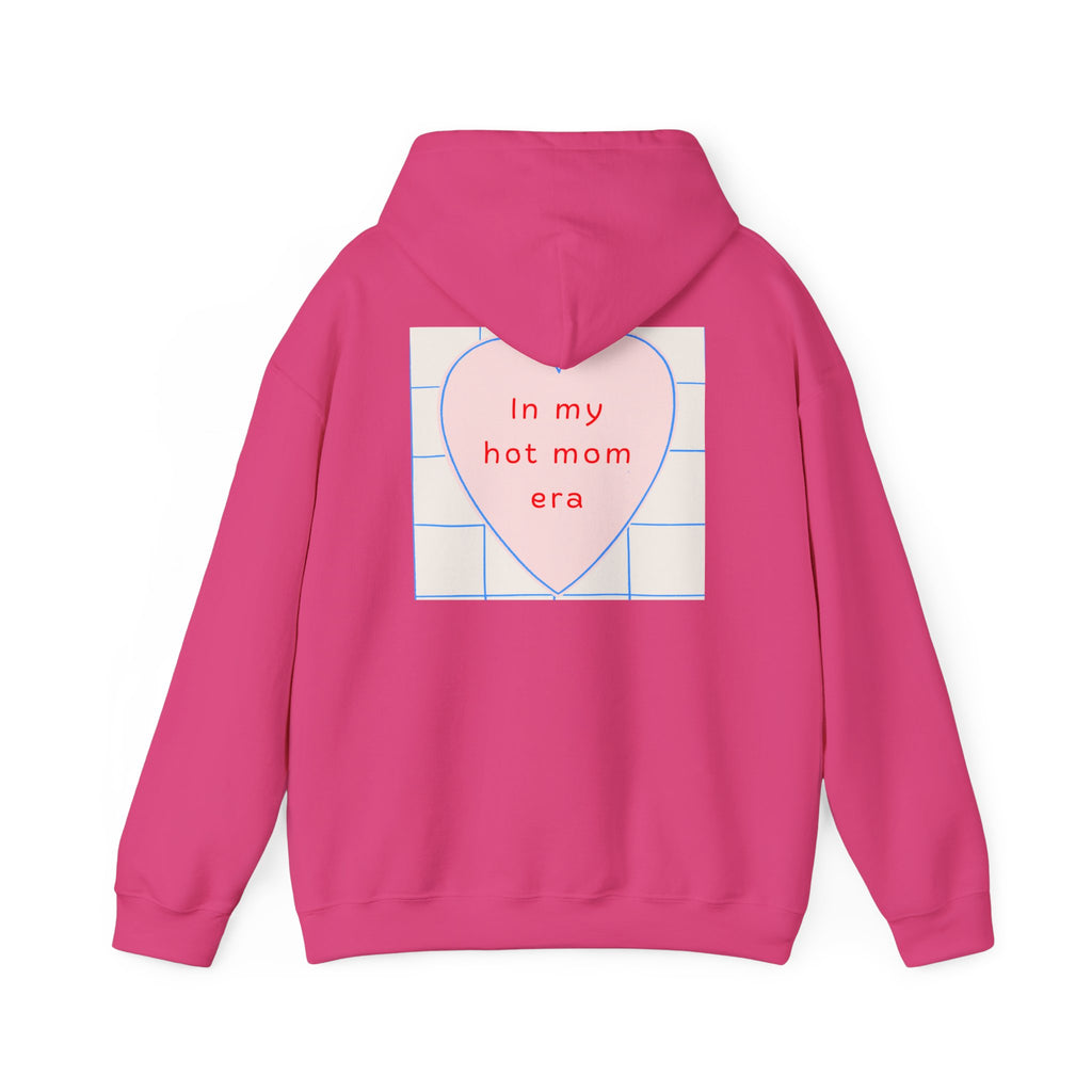 In My Hot Mom Era - Heart Graphic Hoodie
