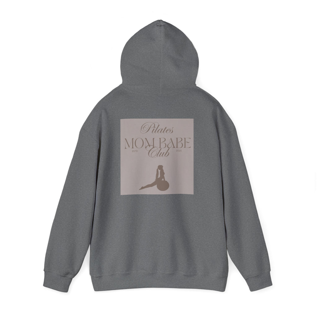 Pilates Mom Babe Club — Workout Graphic Hoodie