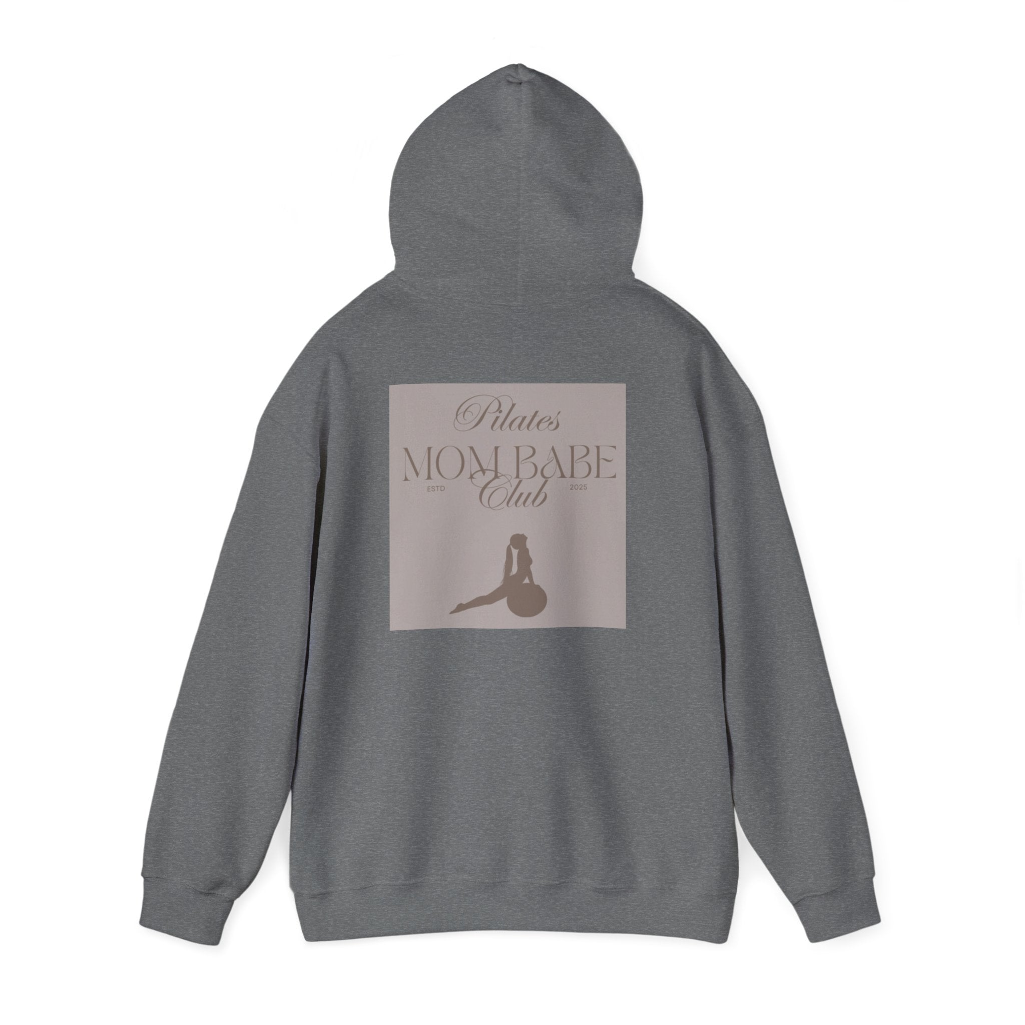 Pilates Mom Babe Club — Workout Graphic Hoodie