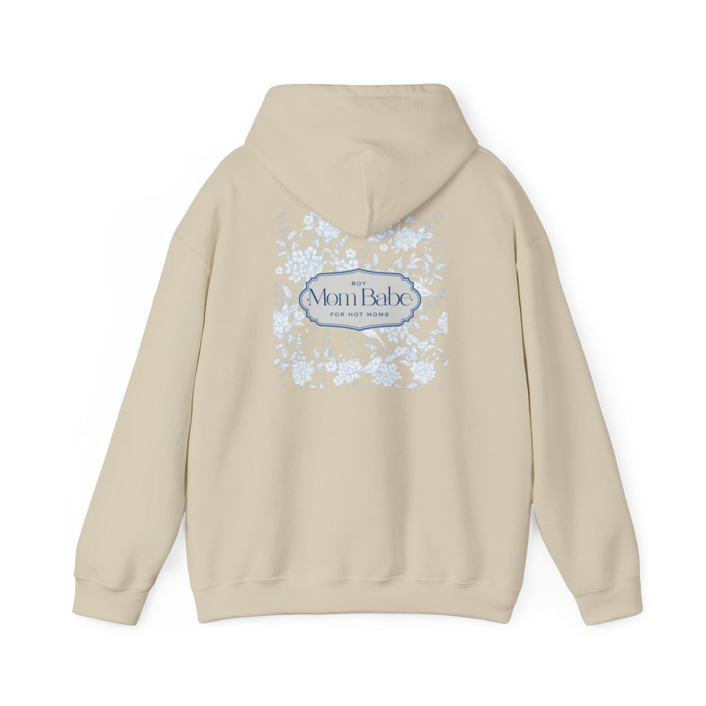 Boy Mom Babe - Floral Graphic Hoodie