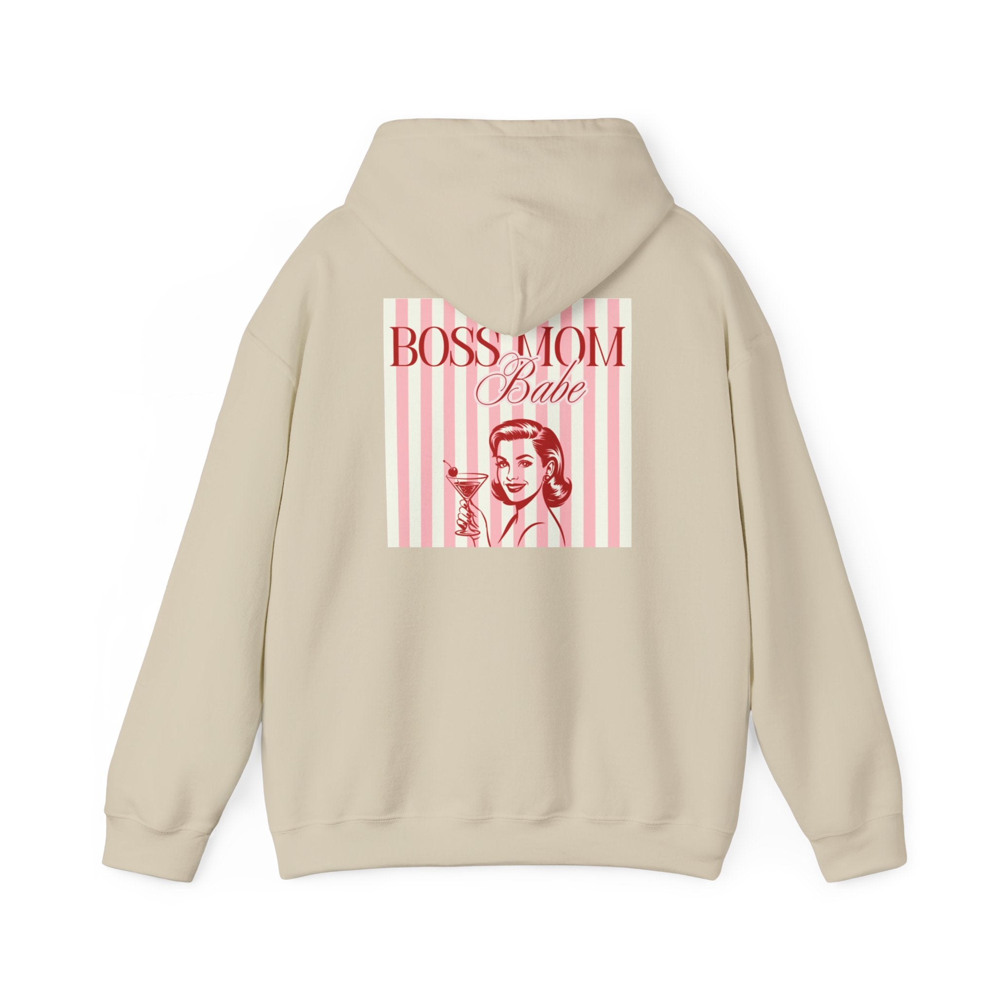 Boss Mom Babe — Vintage Retro Graphic Hoodie