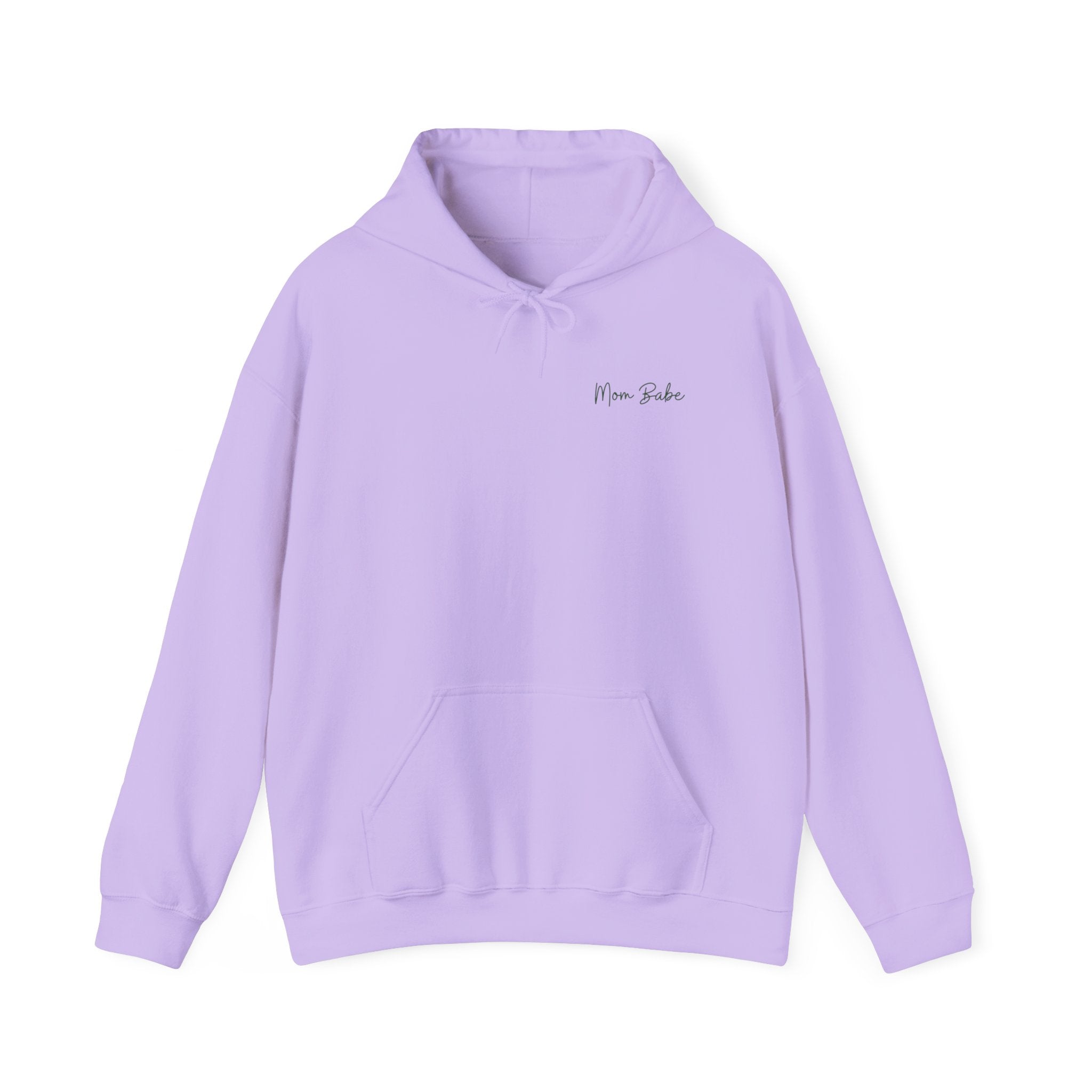All Mom Babes Need - Graphic Check Hoodie