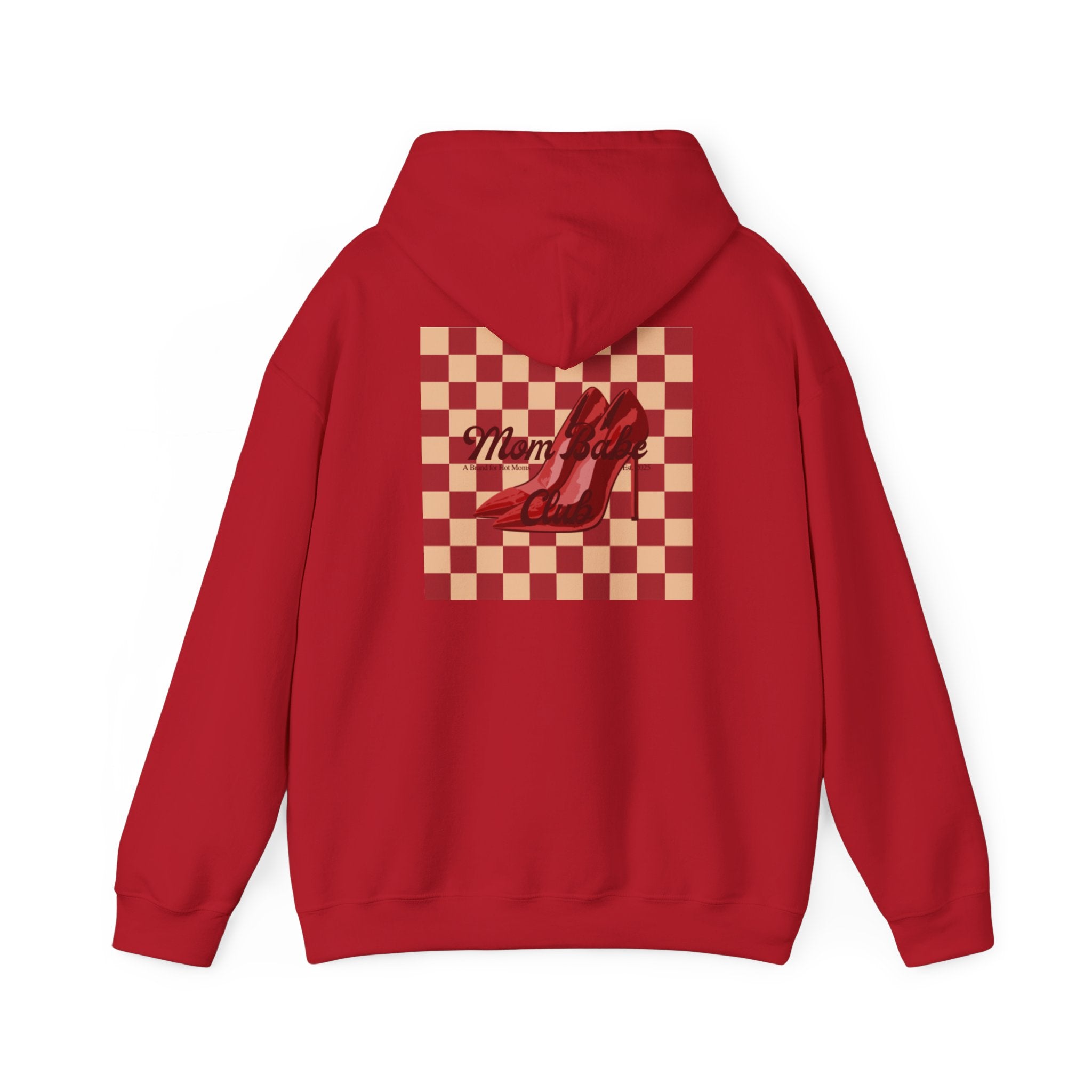 Mom Babe Club - For Hot Moms Heel Graphic Hoodie