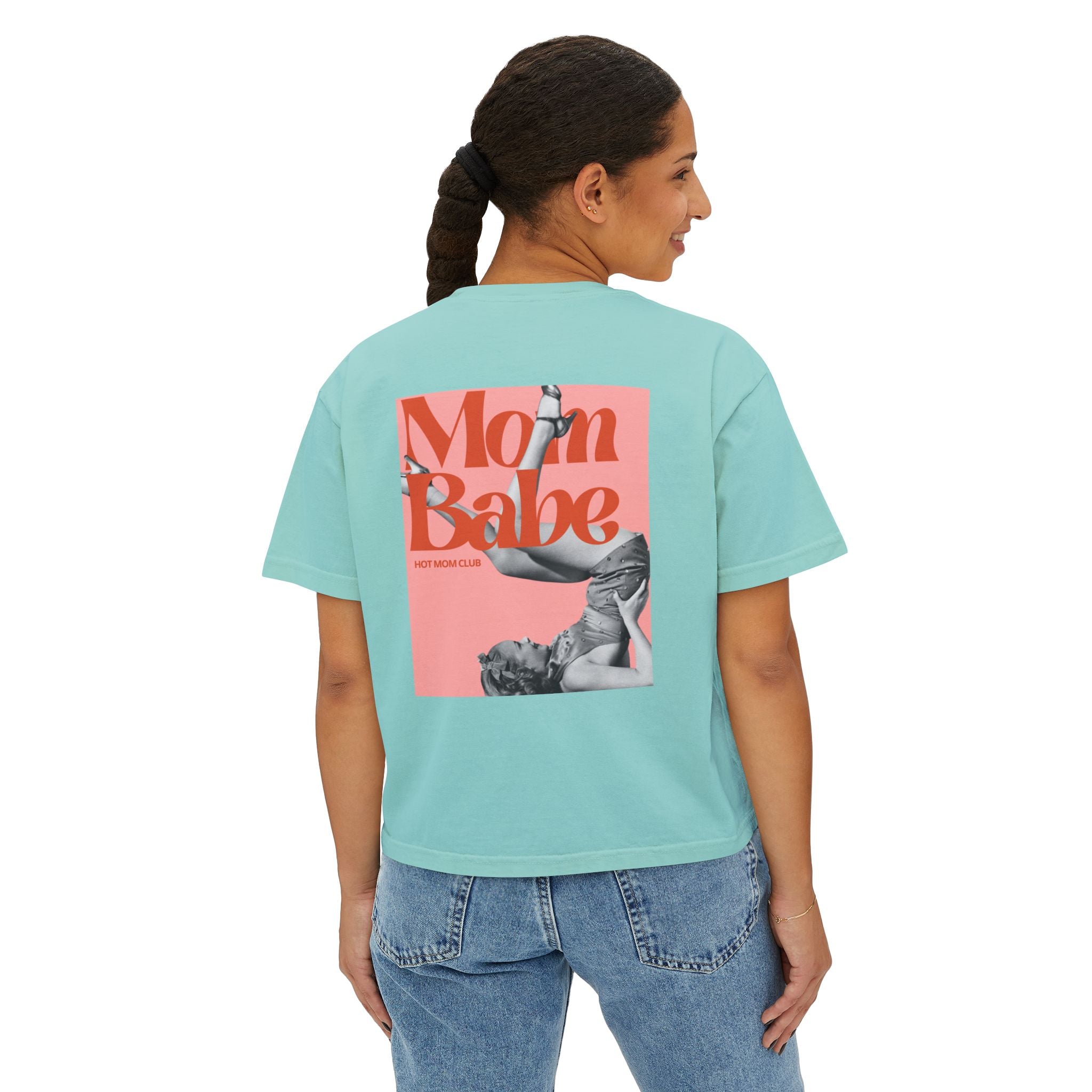 Mom Babe Hot Mom Club - Vintage Graphic Tee