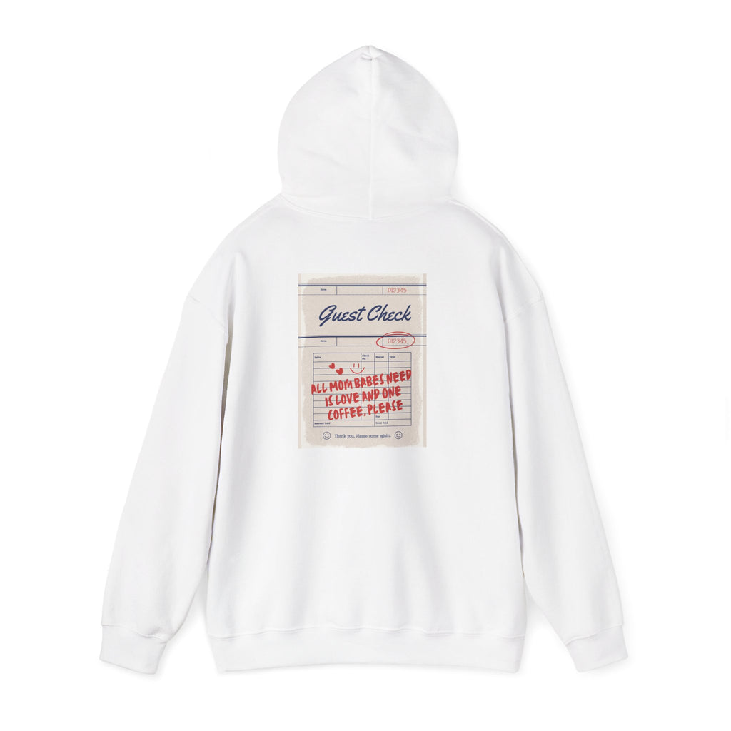All Mom Babes Need - Graphic Check Hoodie