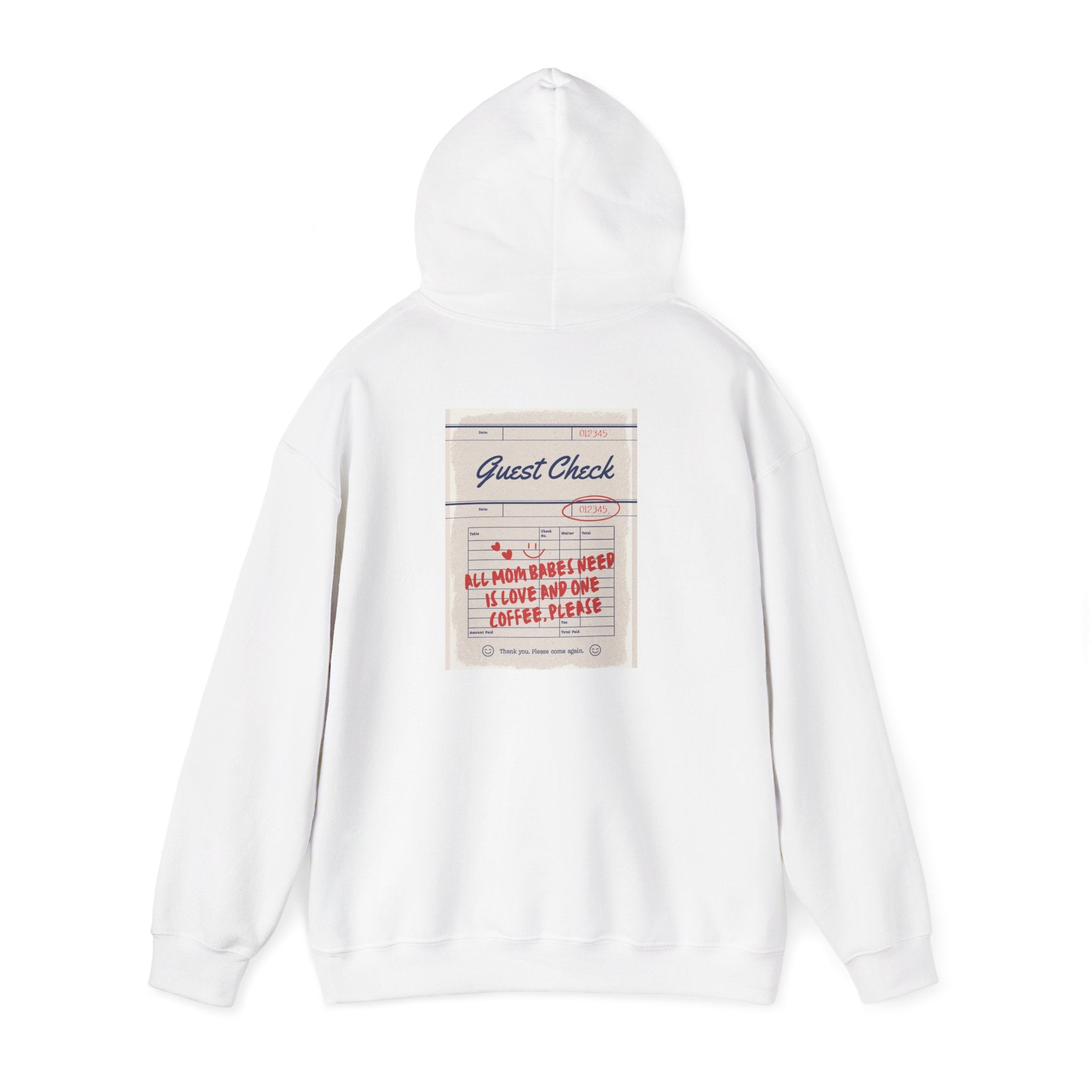 All Mom Babes Need - Graphic Check Hoodie