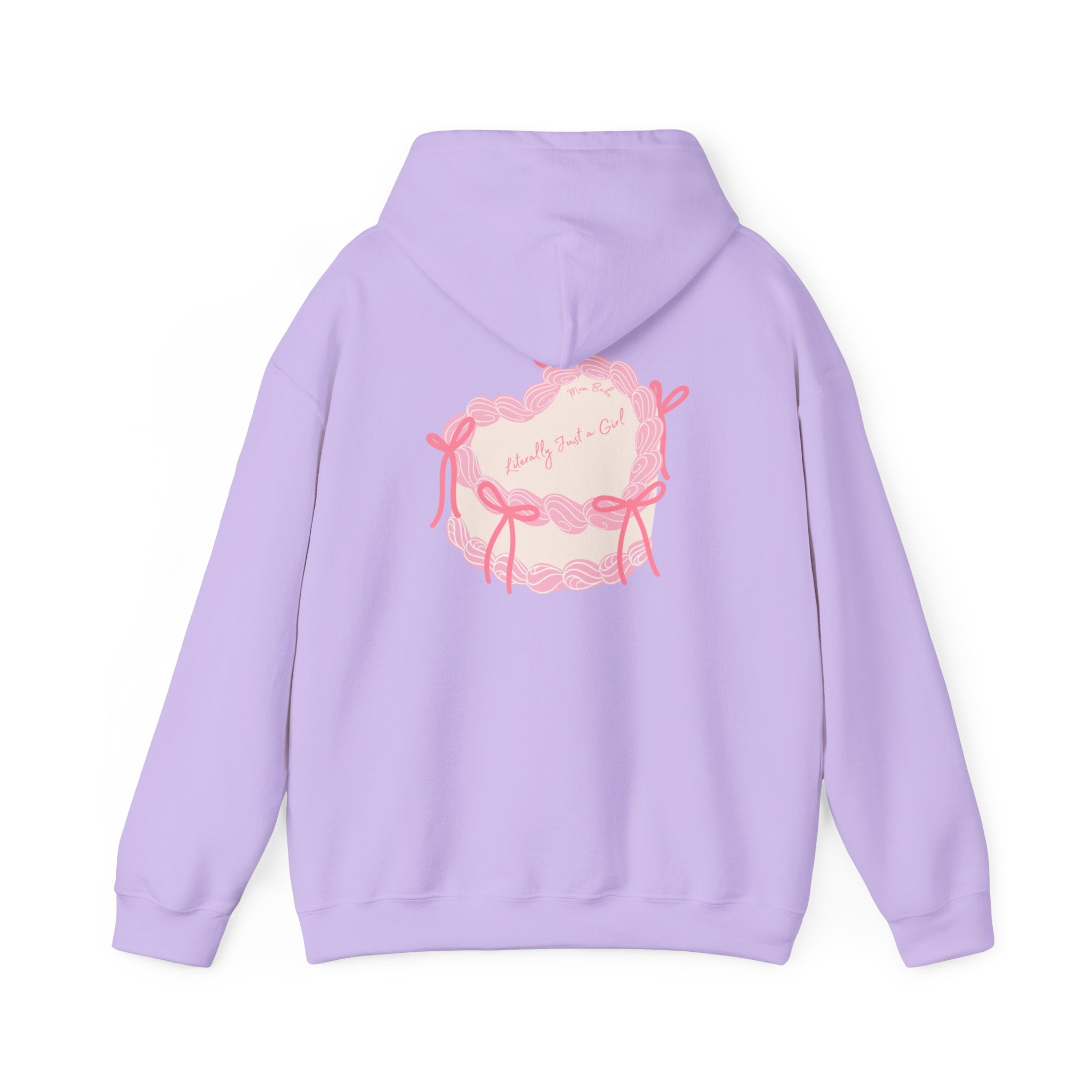 Mom Babe Literally Just a Girl - Cake Graphic Hoodie