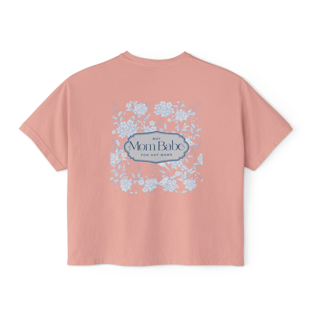 Boy Mom Babe - Floral Graphic Tee