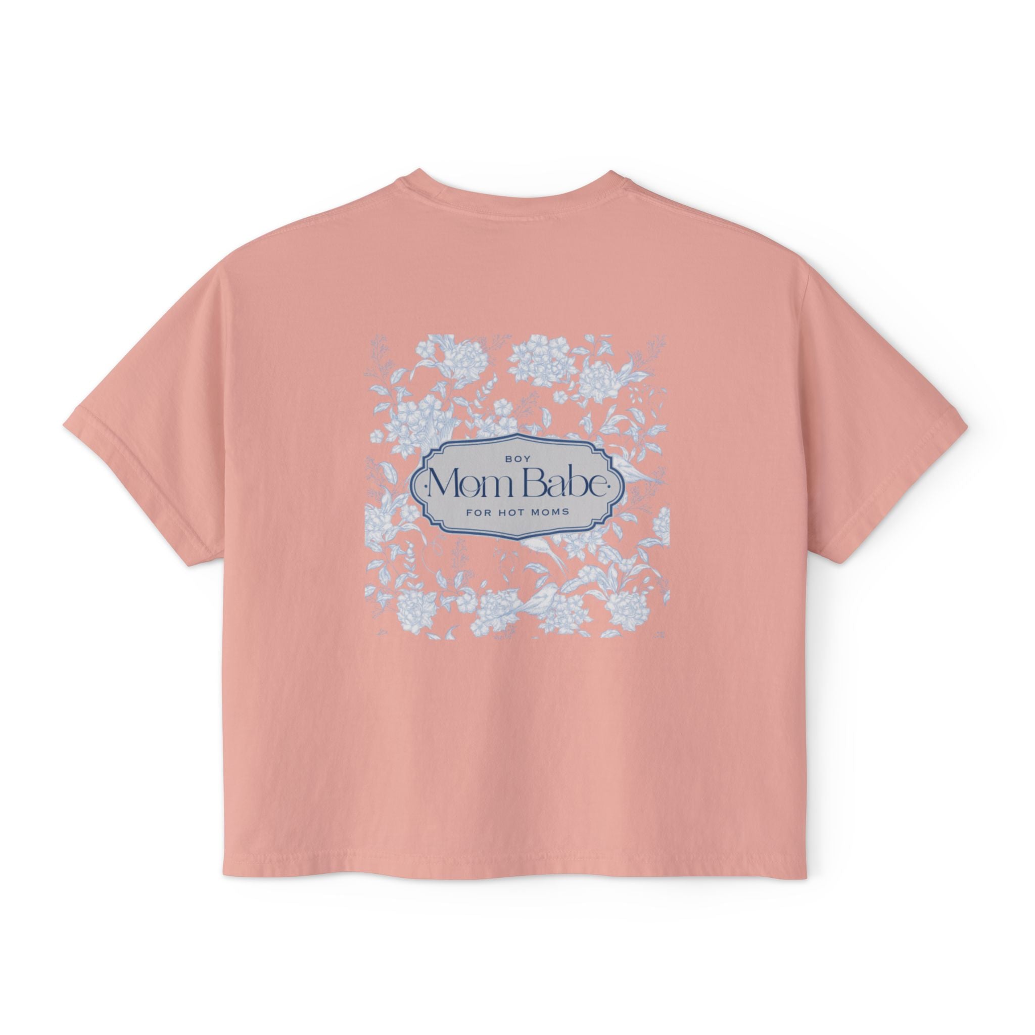 Boy Mom Babe - Floral Graphic Tee