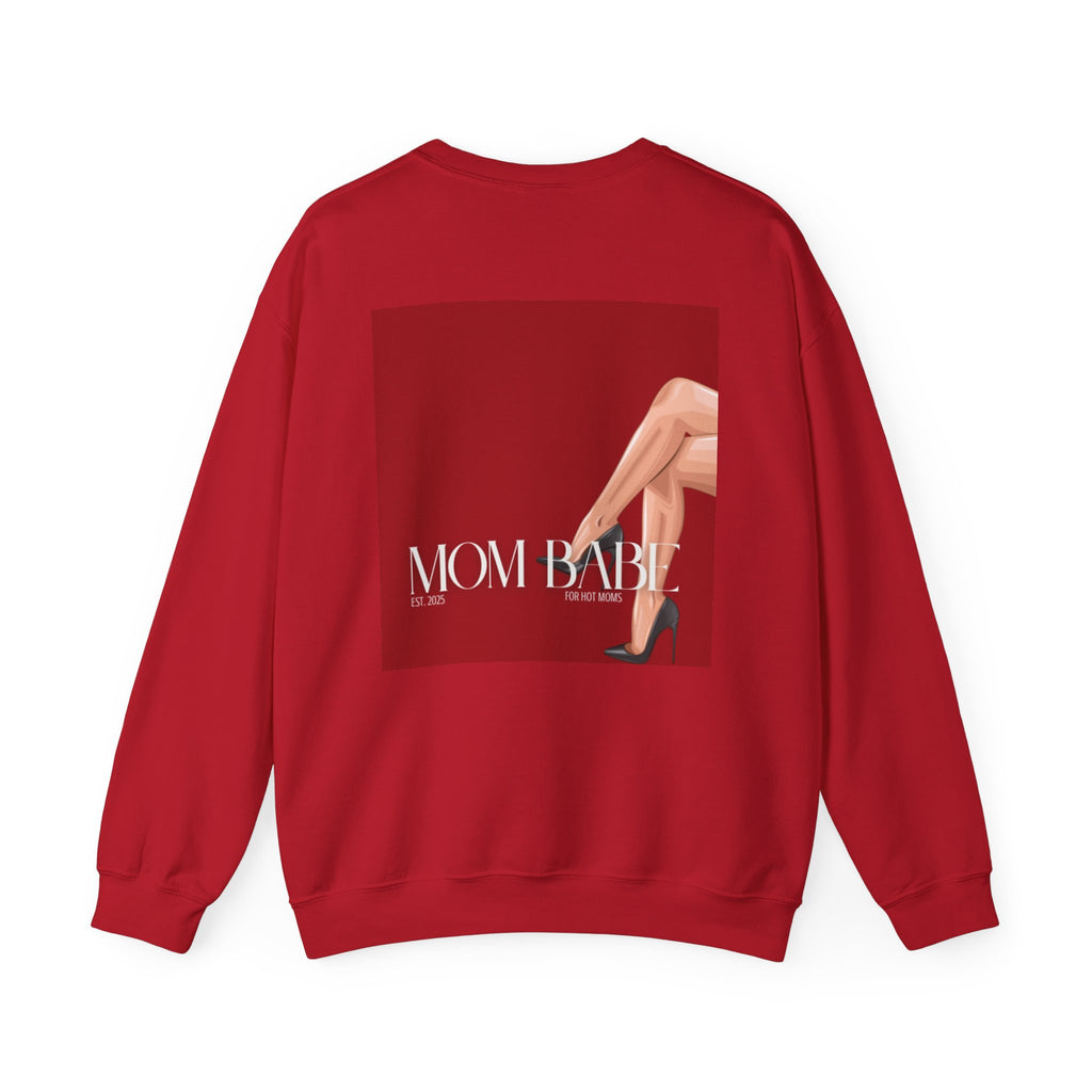 Mom Babe For Hot Moms - Black Heels Graphic Sweatshirt