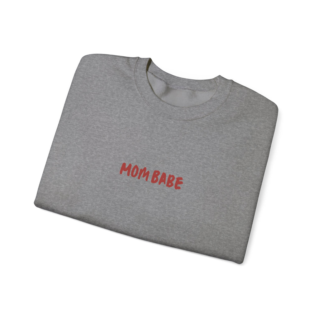 All Mom Babes Need - Graphic Check Sweatshirt